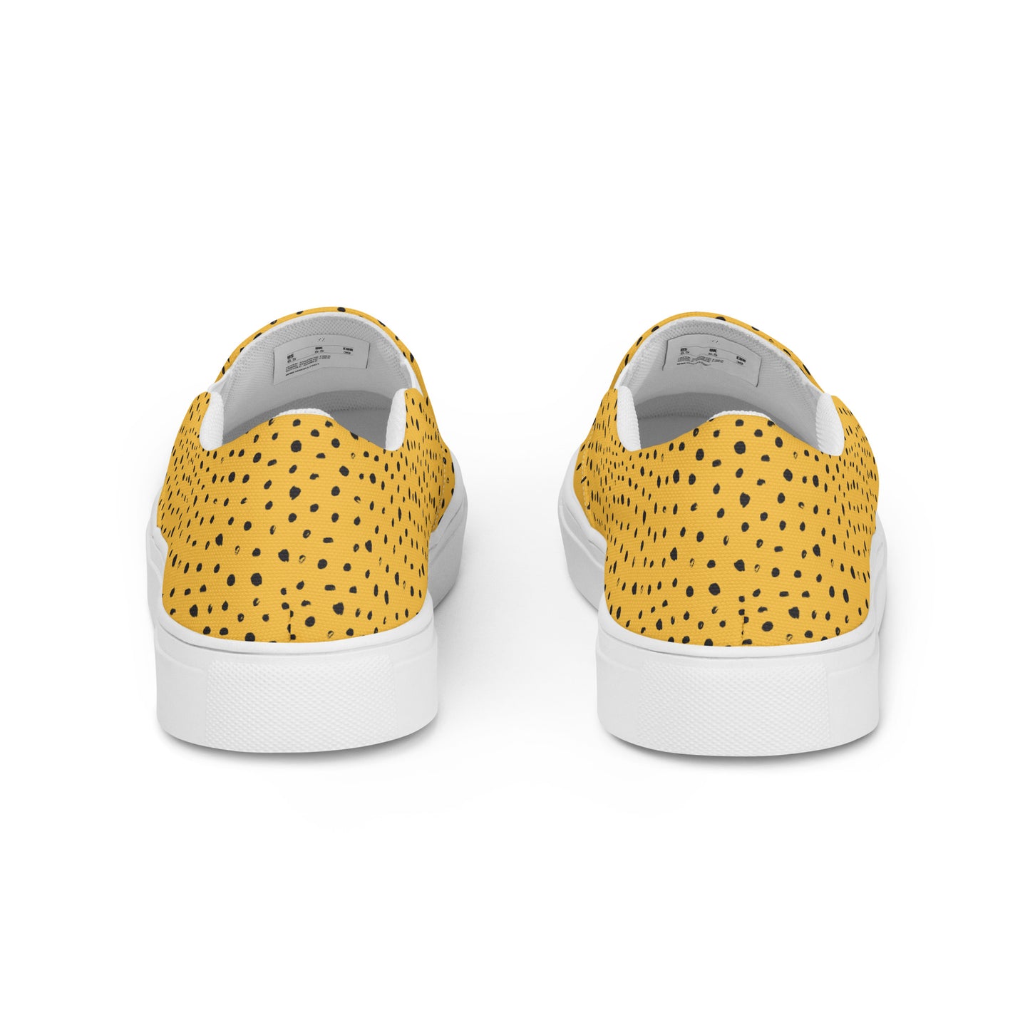 Women’s slip-on canvas shoes - Yellow Safari