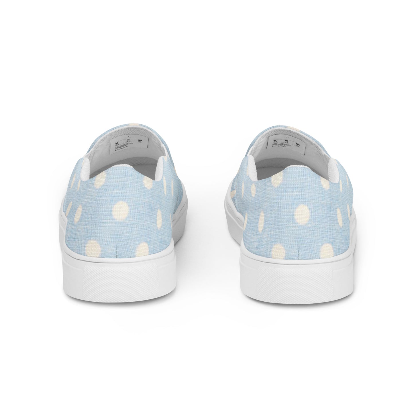Women’s slip-on canvas shoes - Jumbo Polka