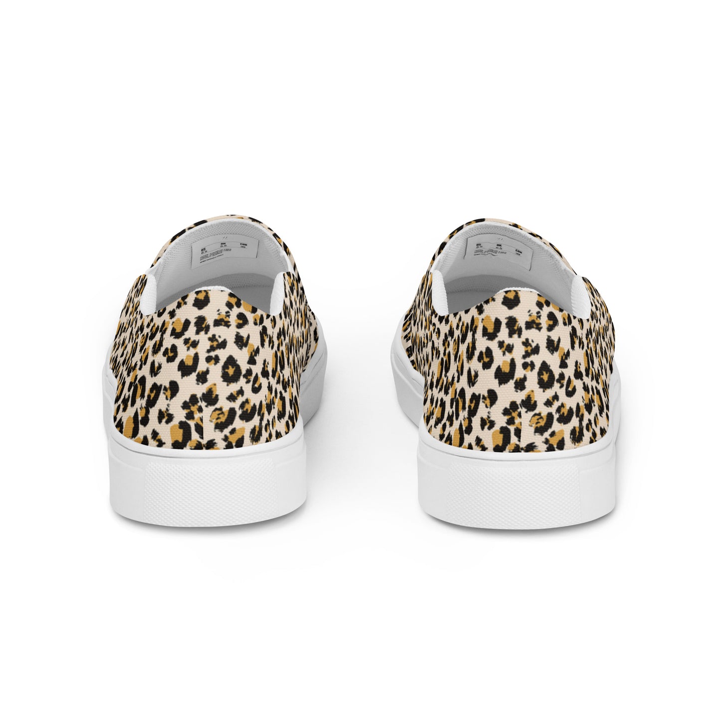 Women’s slip-on canvas shoes - Classic Leopard Print