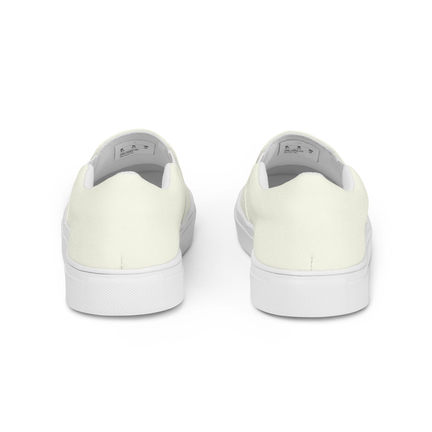 Women’s slip-on canvas shoes - Ivory