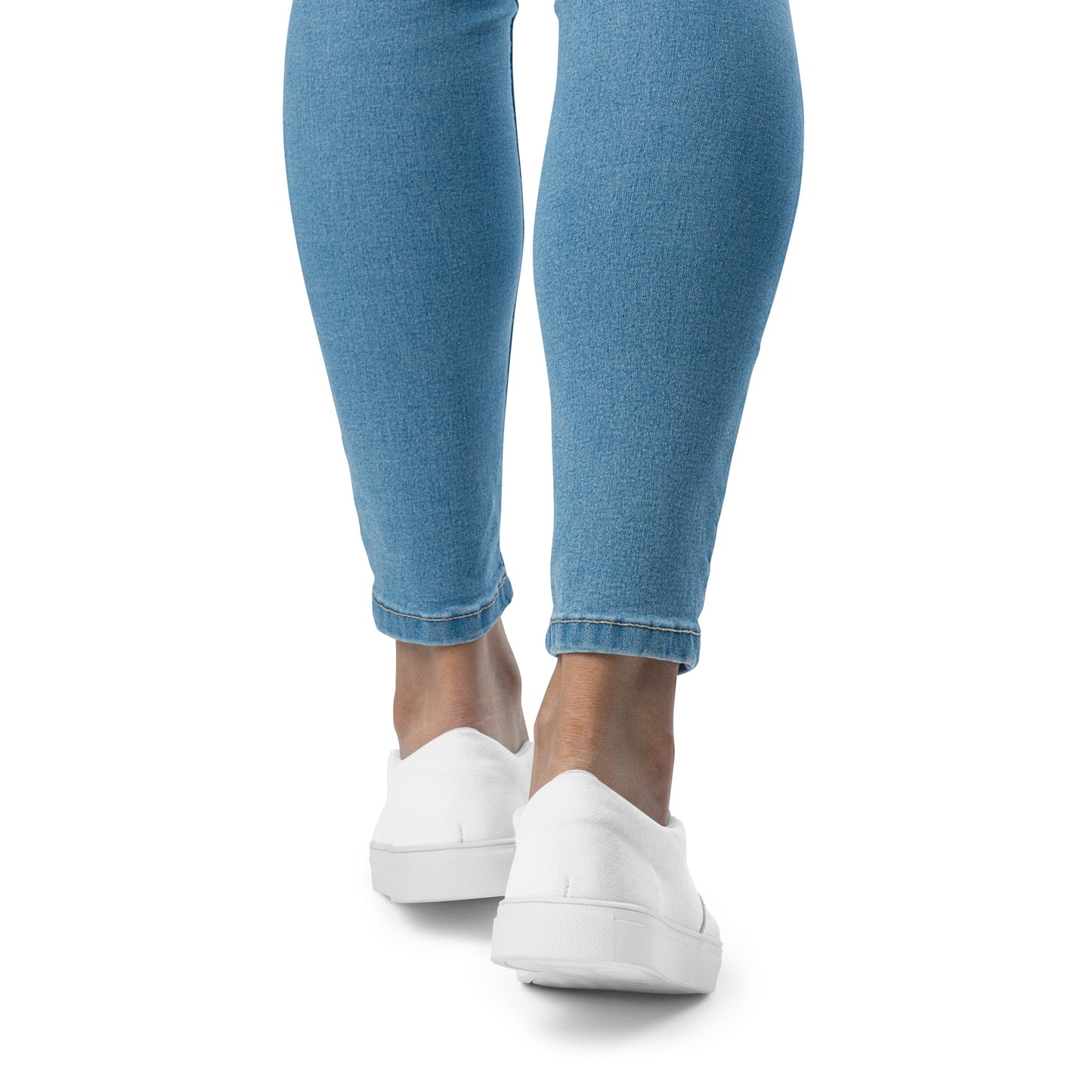 Women’s slip-on canvas shoes - Pure White