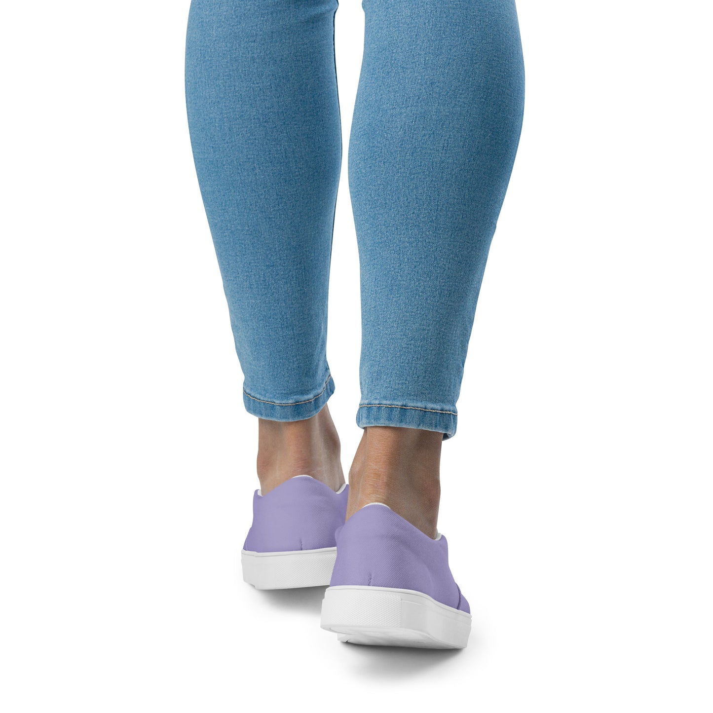 Women’s slip-on canvas shoes - Pastel Plum