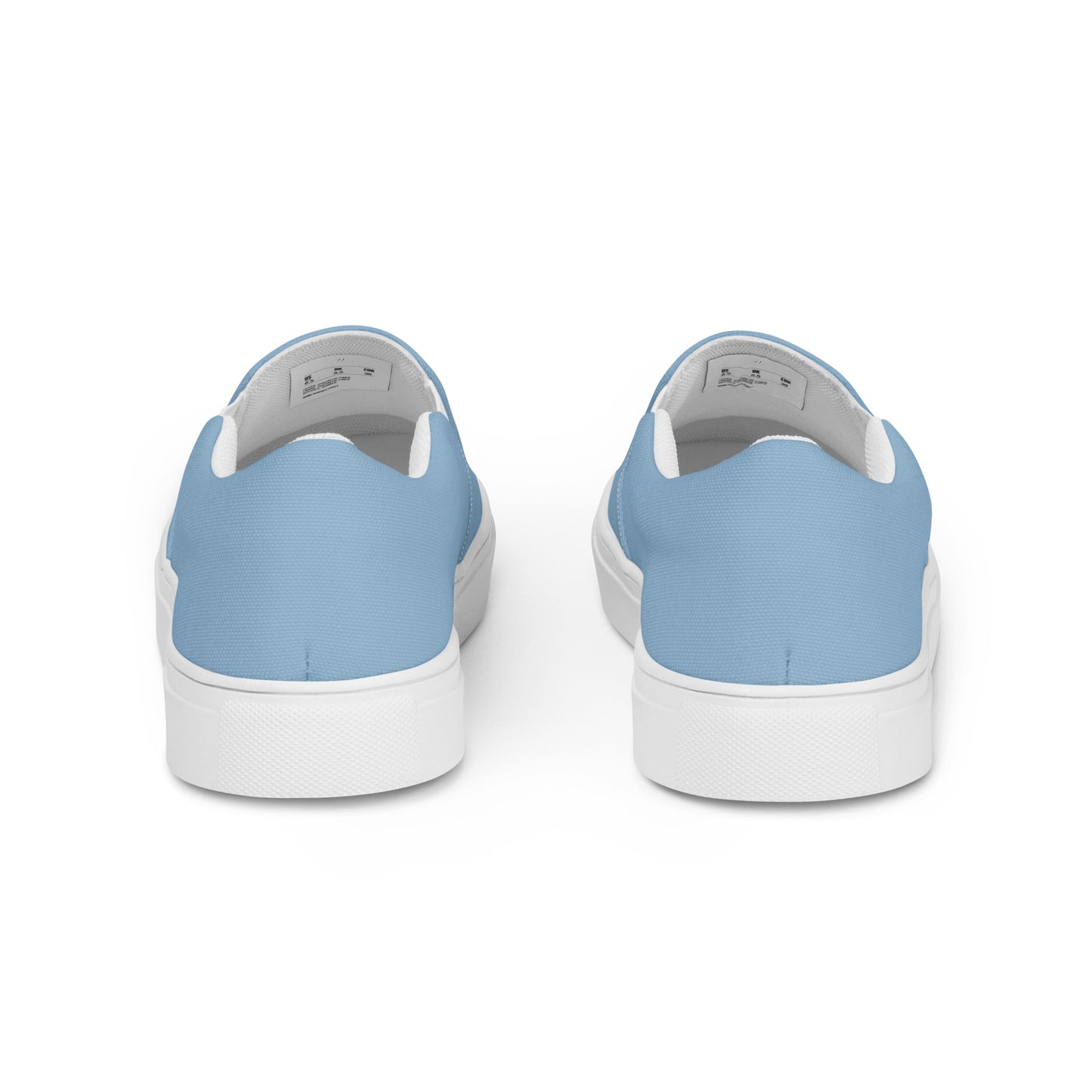 Women’s slip-on canvas shoes - Pale Blue