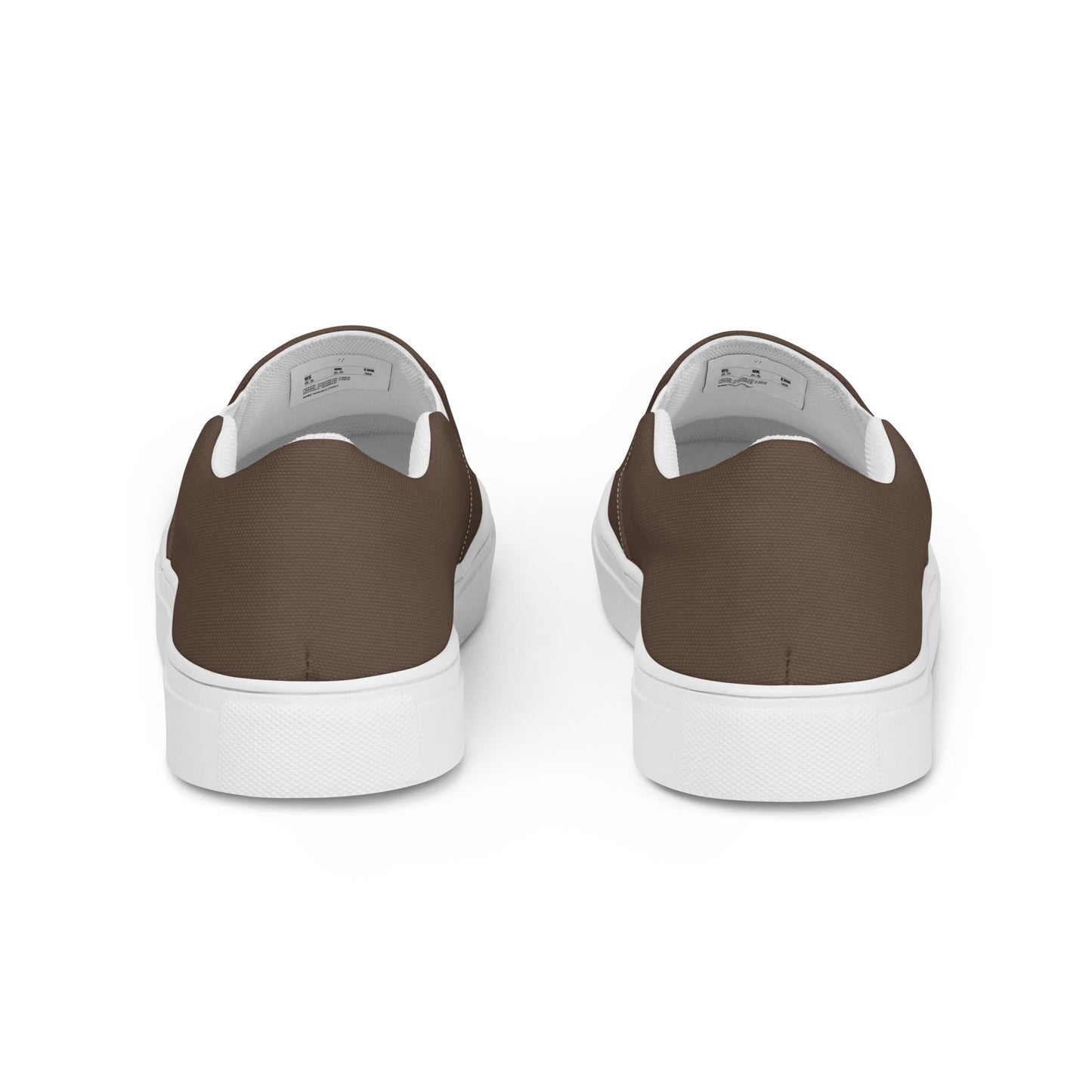 Women’s slip-on canvas shoes - Mocha