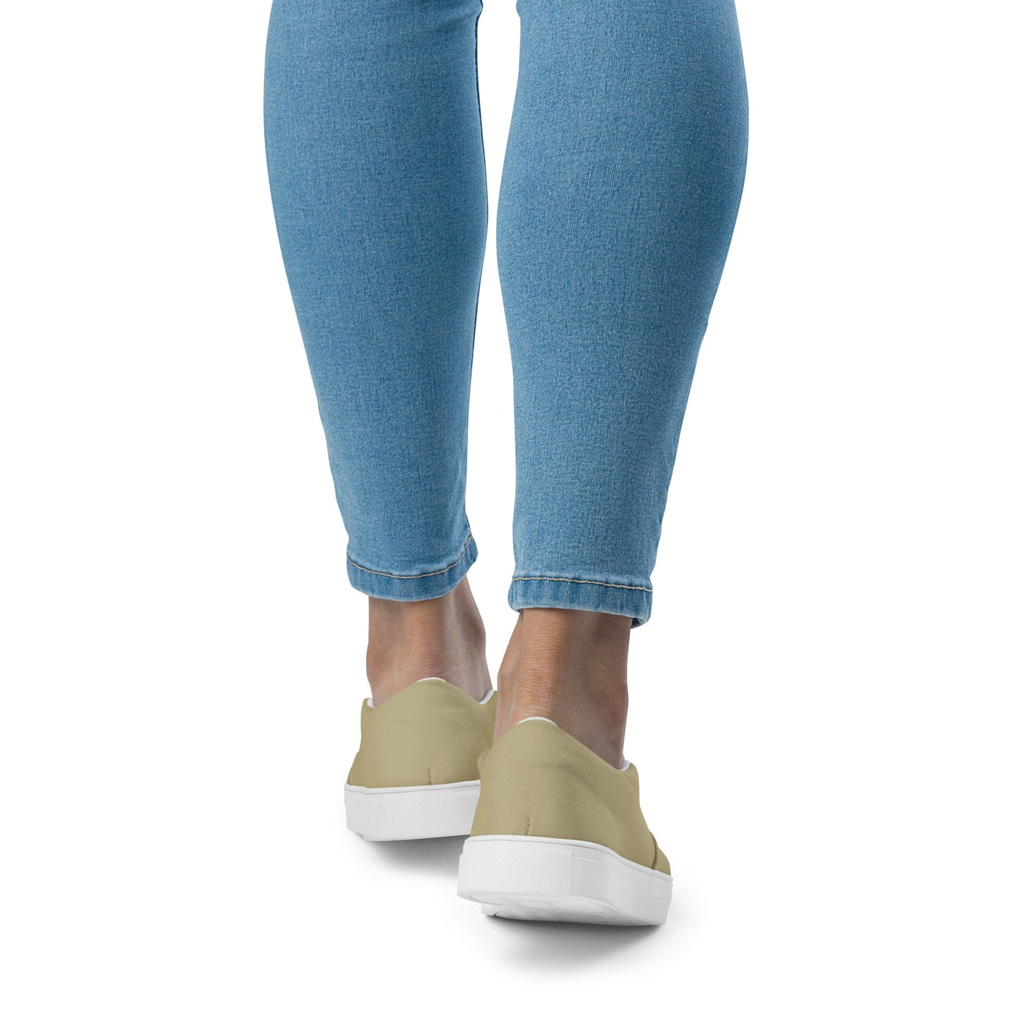 Women’s slip-on canvas shoes - Sandstone