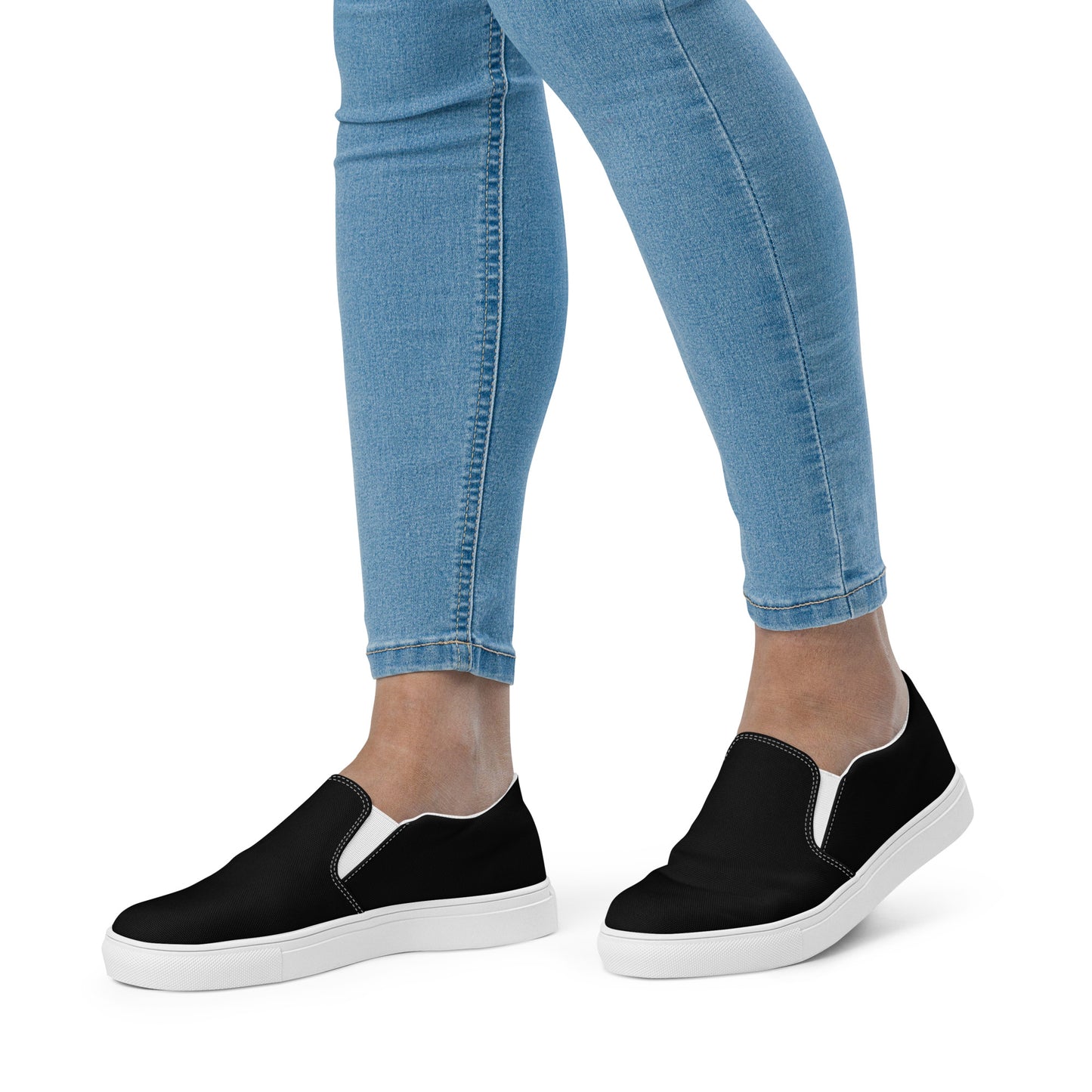 Women’s slip-on canvas shoes - Classic Black