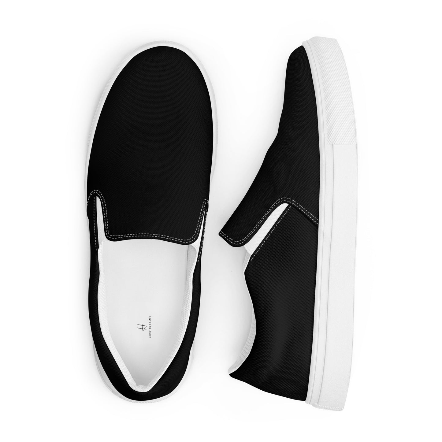 Women’s slip-on canvas shoes - Classic Black