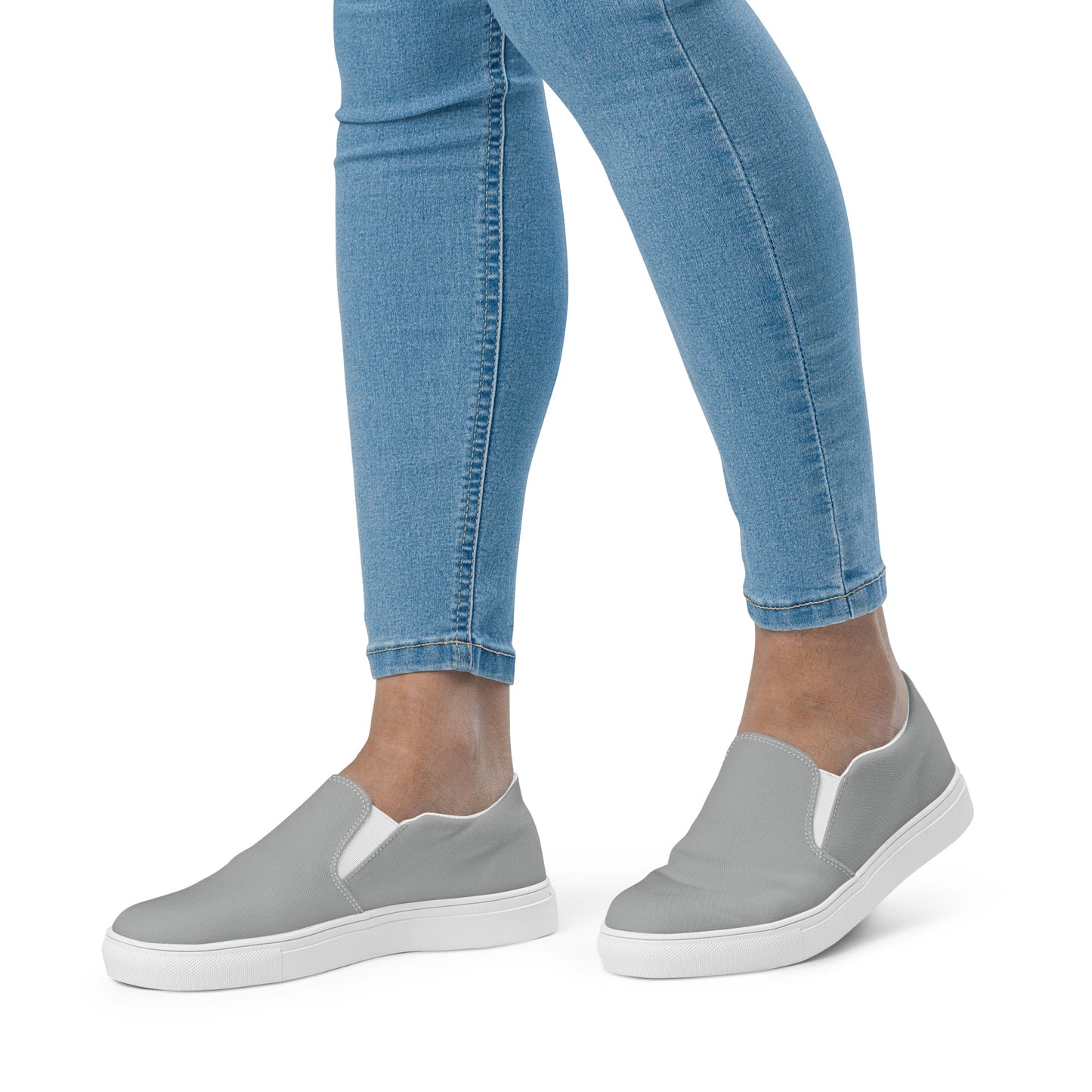 Women’s slip-on canvas shoes - Moonstone Grey