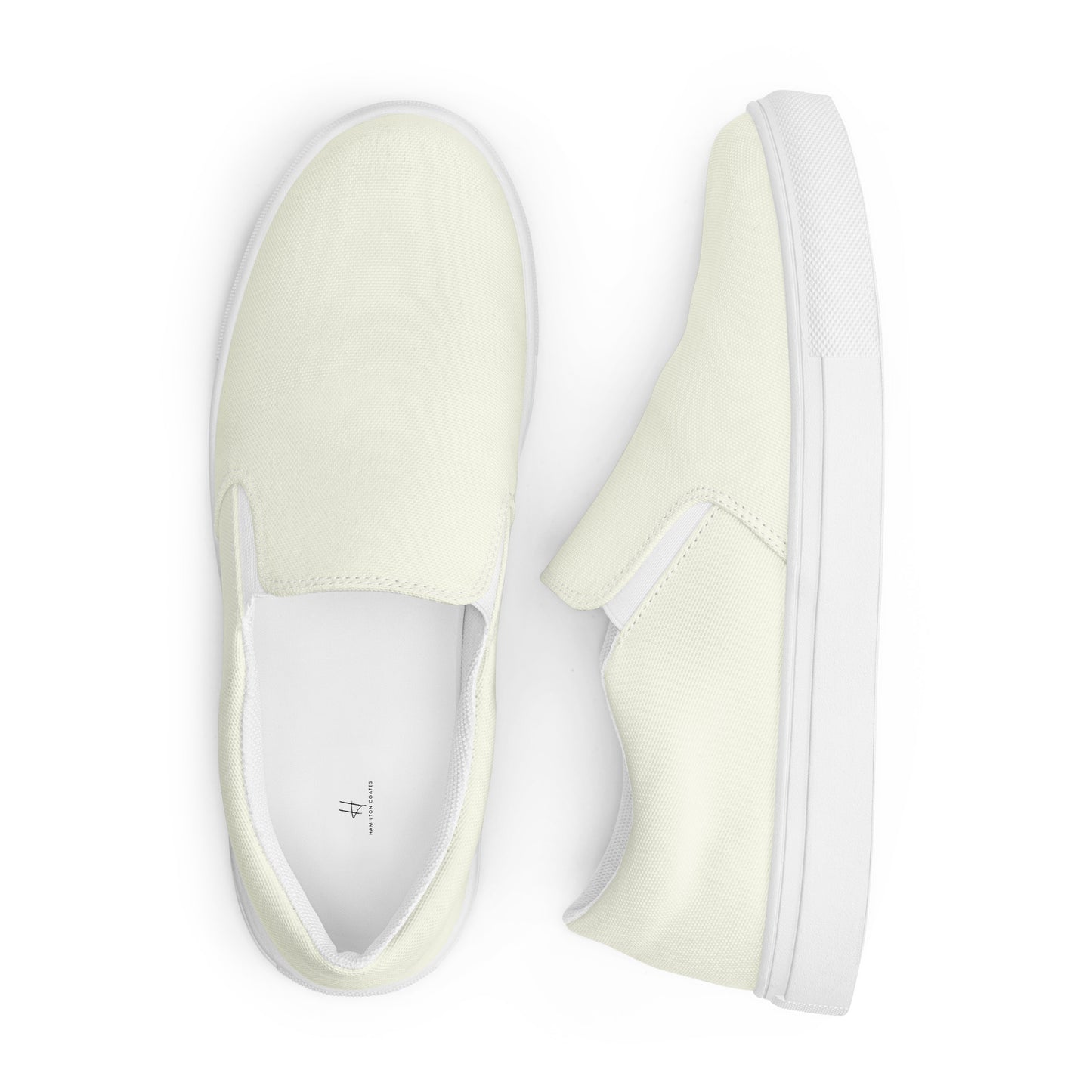 Women’s slip-on canvas shoes - Ivory