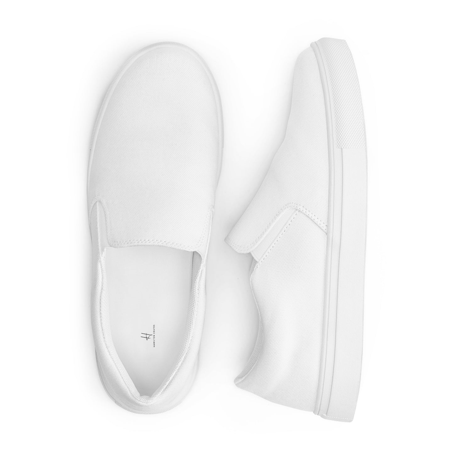 Women’s slip-on canvas shoes - Pure White