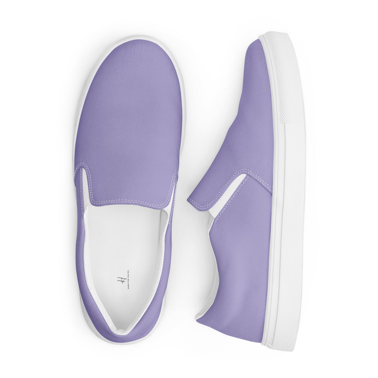 Women’s slip-on canvas shoes - Pastel Plum