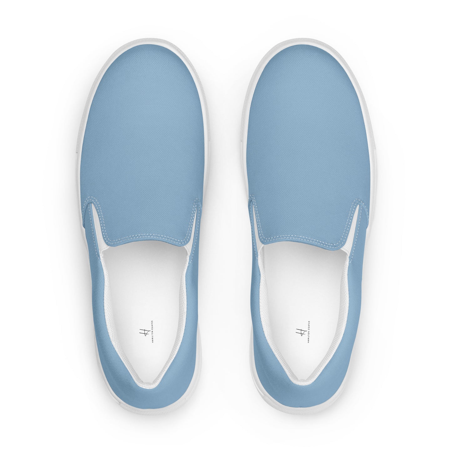 Women’s slip-on canvas shoes - Pale Blue
