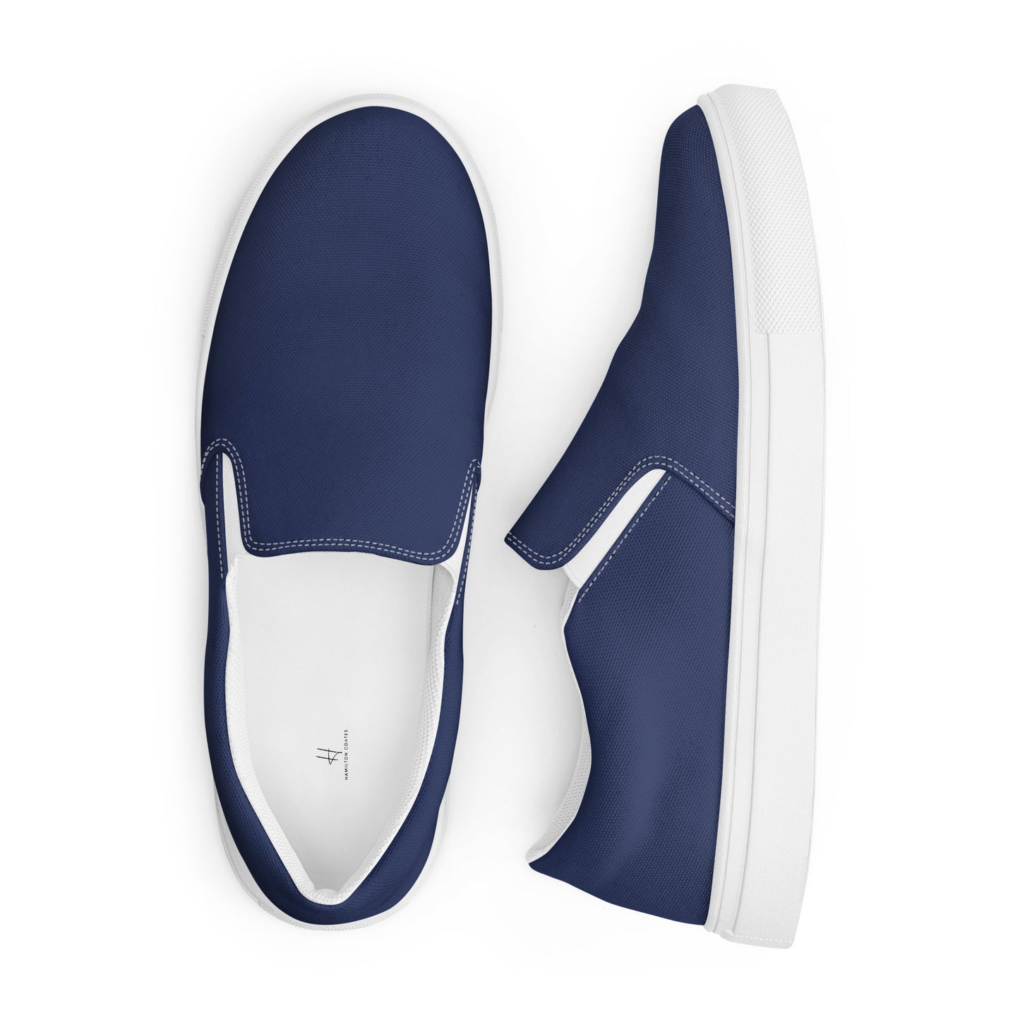 Women’s slip-on canvas shoes - Denim Blue