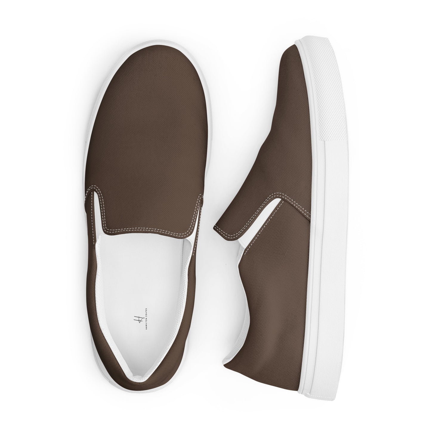 Women’s slip-on canvas shoes - Mocha
