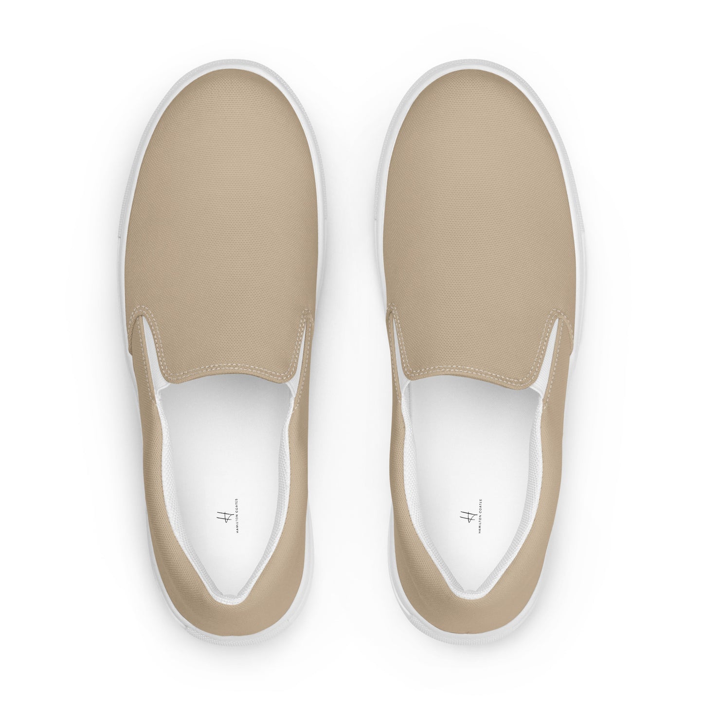 Women’s slip-on canvas shoes - Khaki
