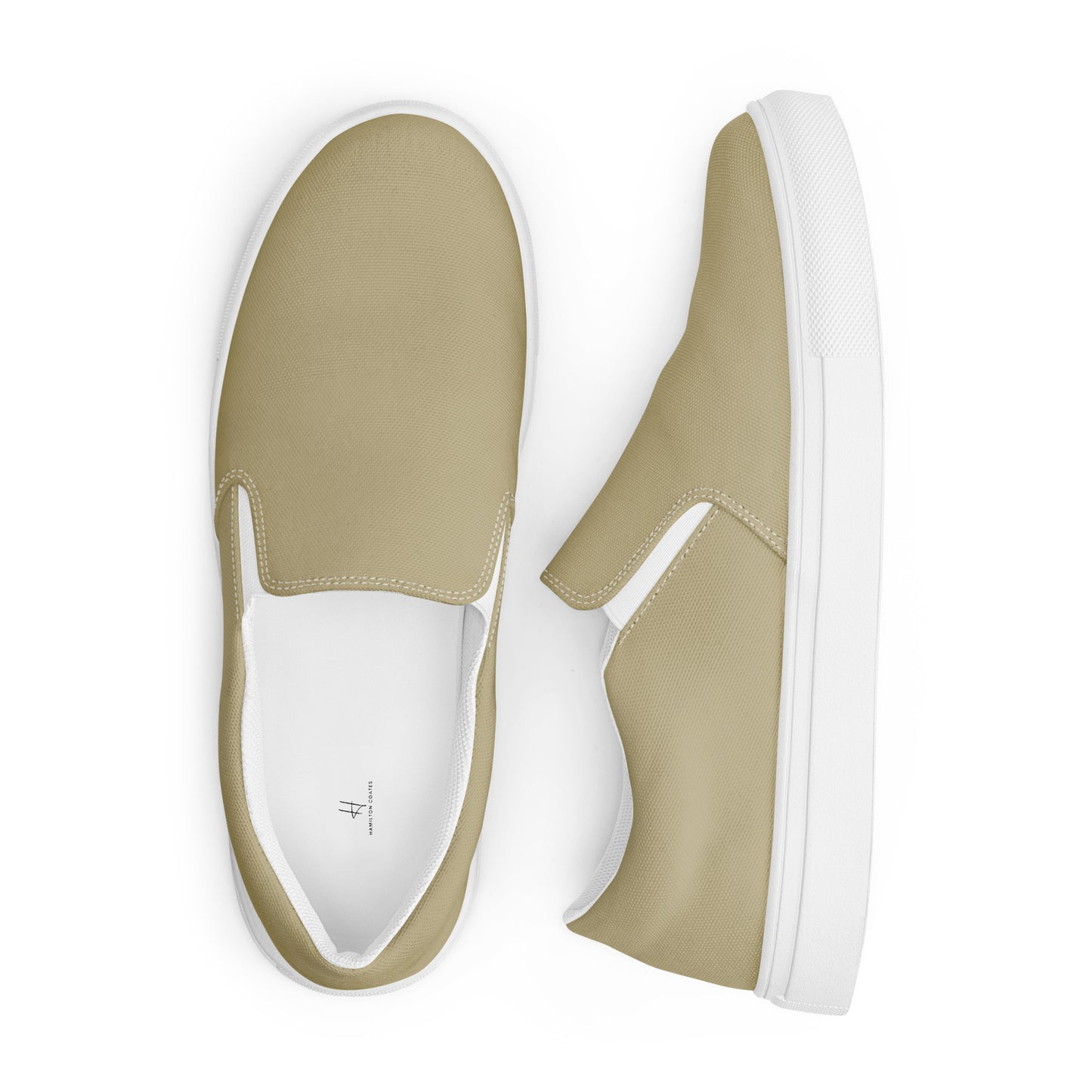 Women’s slip-on canvas shoes - Sandstone