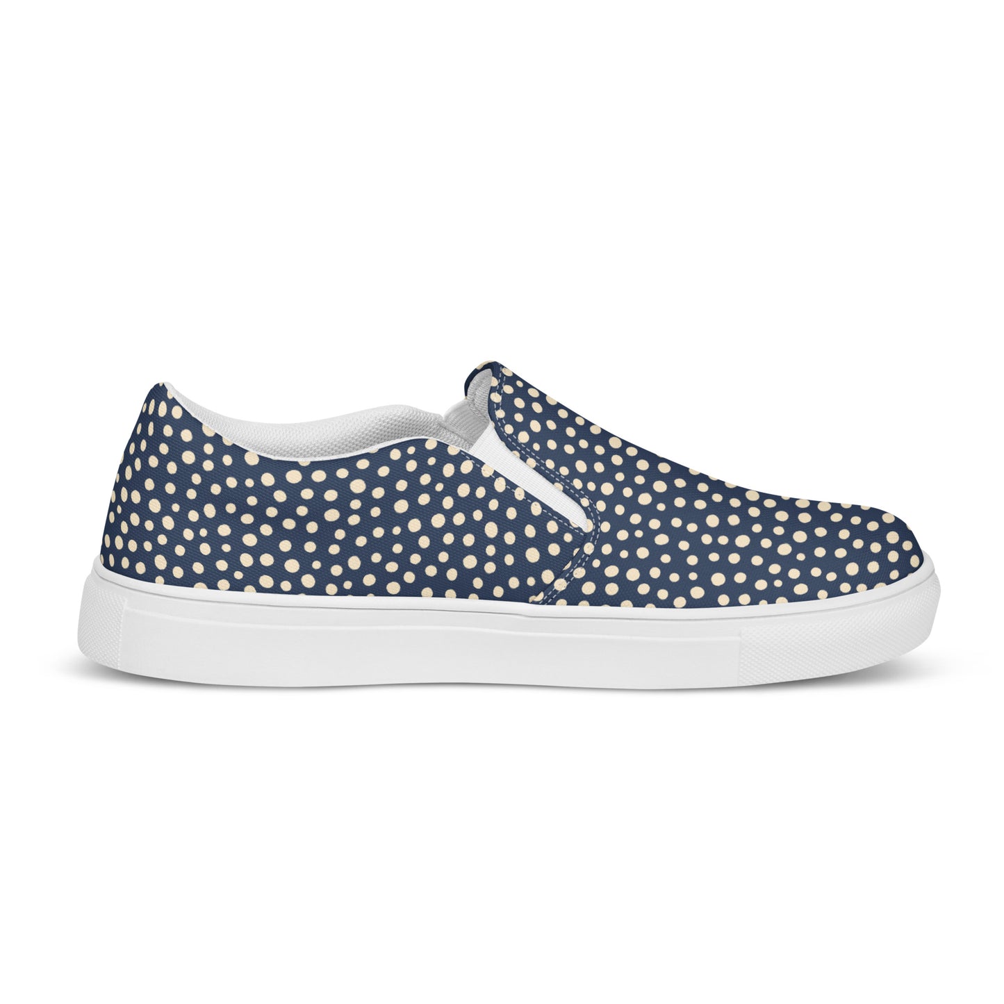 Women’s slip-on canvas shoes - Playful Polka Dot