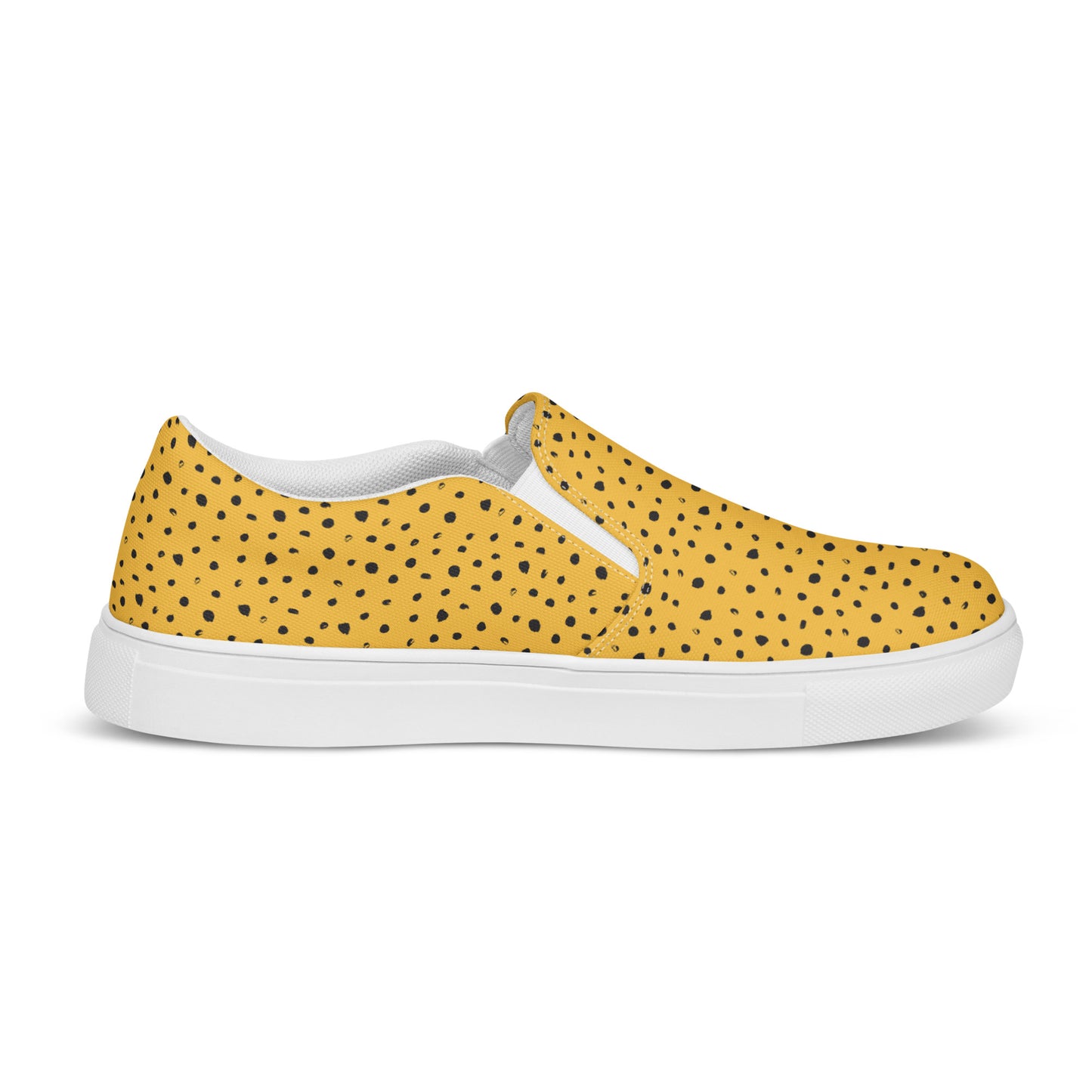 Women’s slip-on canvas shoes - Yellow Safari
