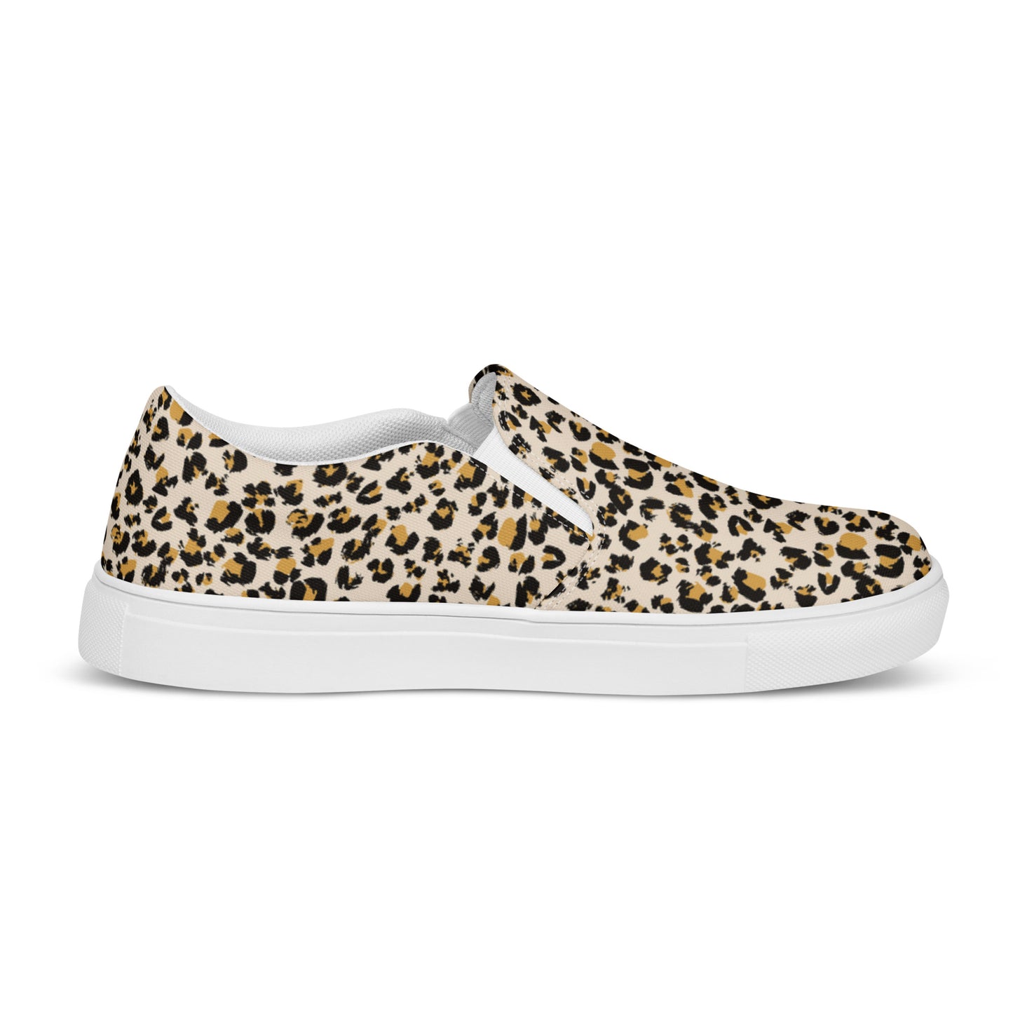 Women’s slip-on canvas shoes - Classic Leopard Print