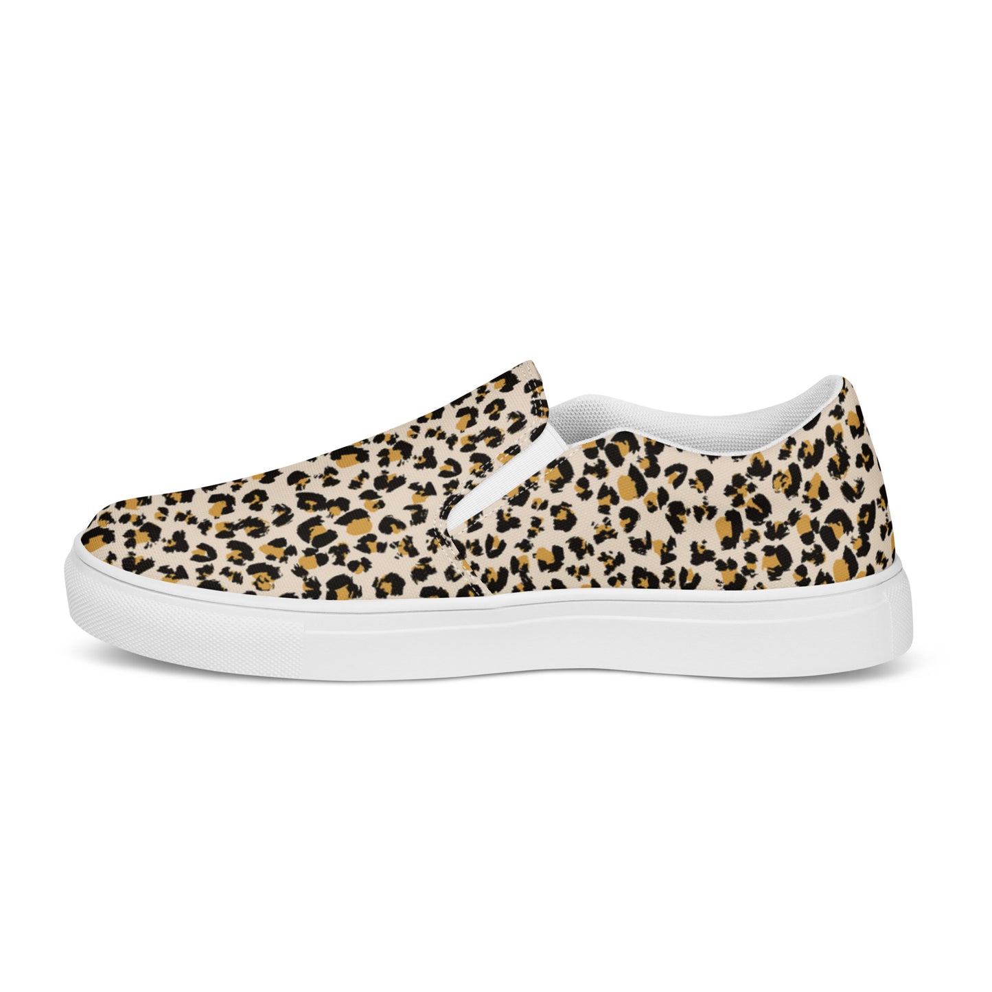 Women’s slip-on canvas shoes - Classic Leopard Print
