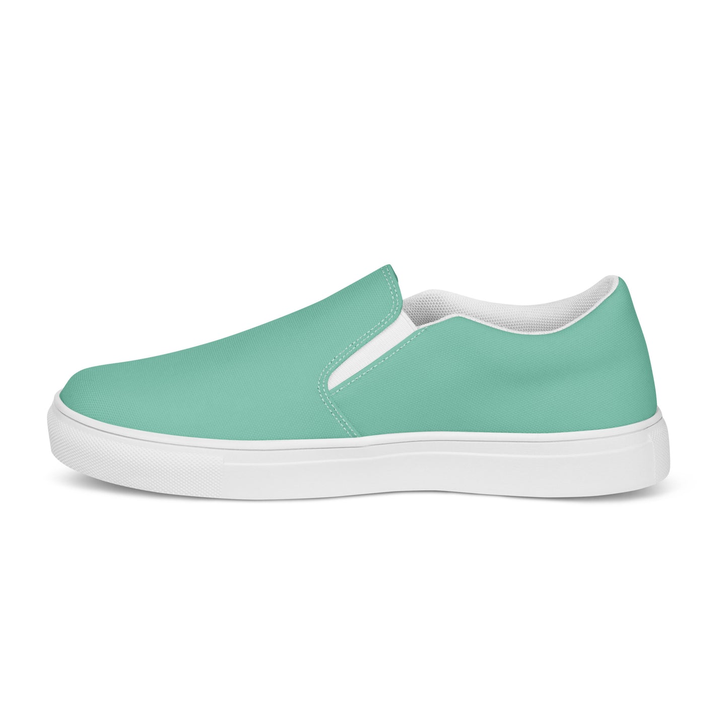 Women’s slip-on canvas shoes - Mint Green