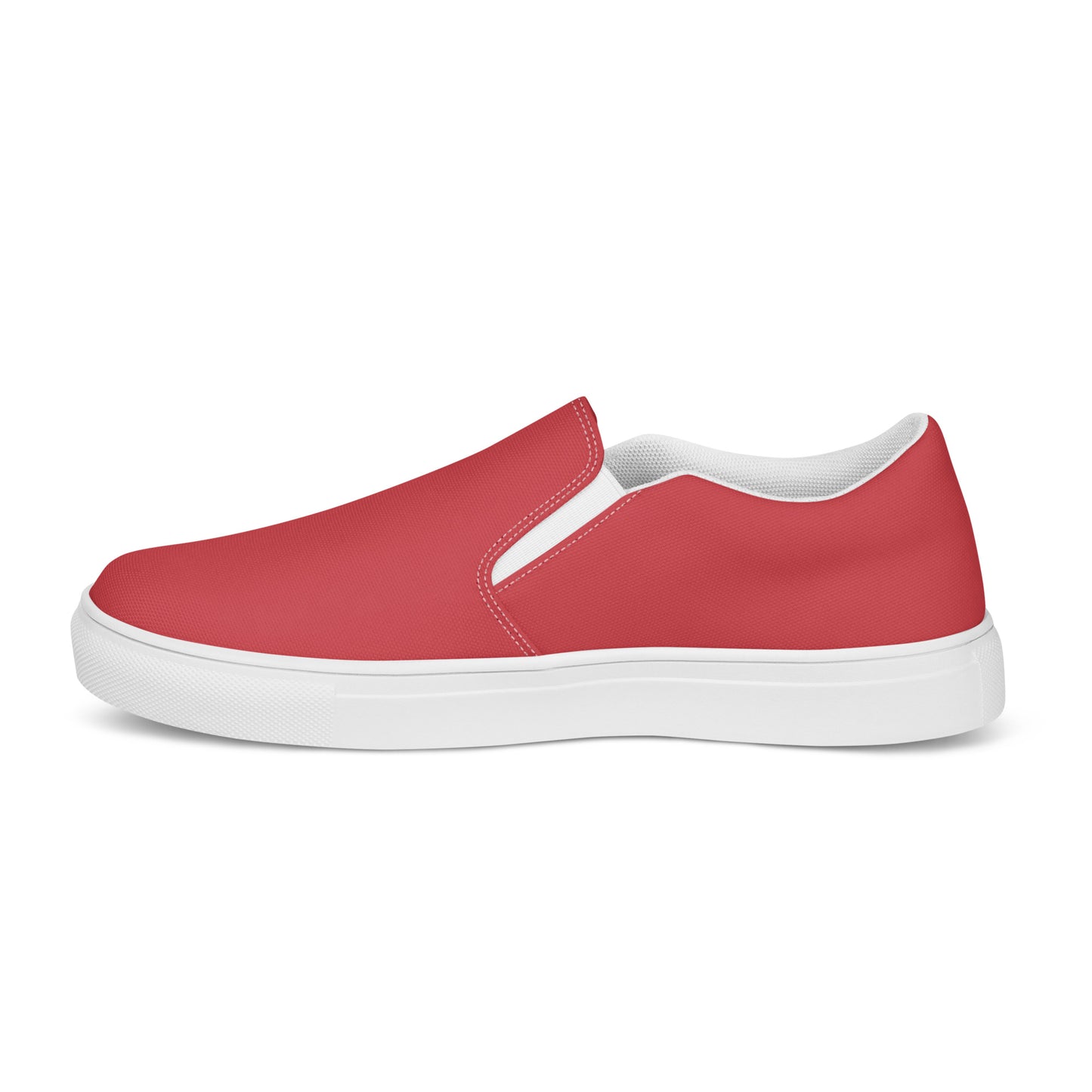 Women’s slip-on canvas shoes - Flamingo Red
