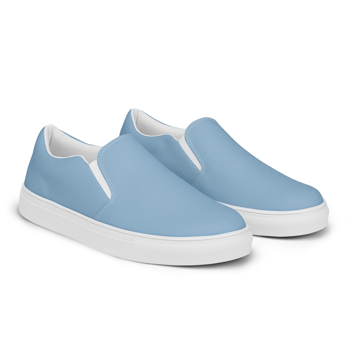 Women’s slip-on canvas shoes - Pale Blue