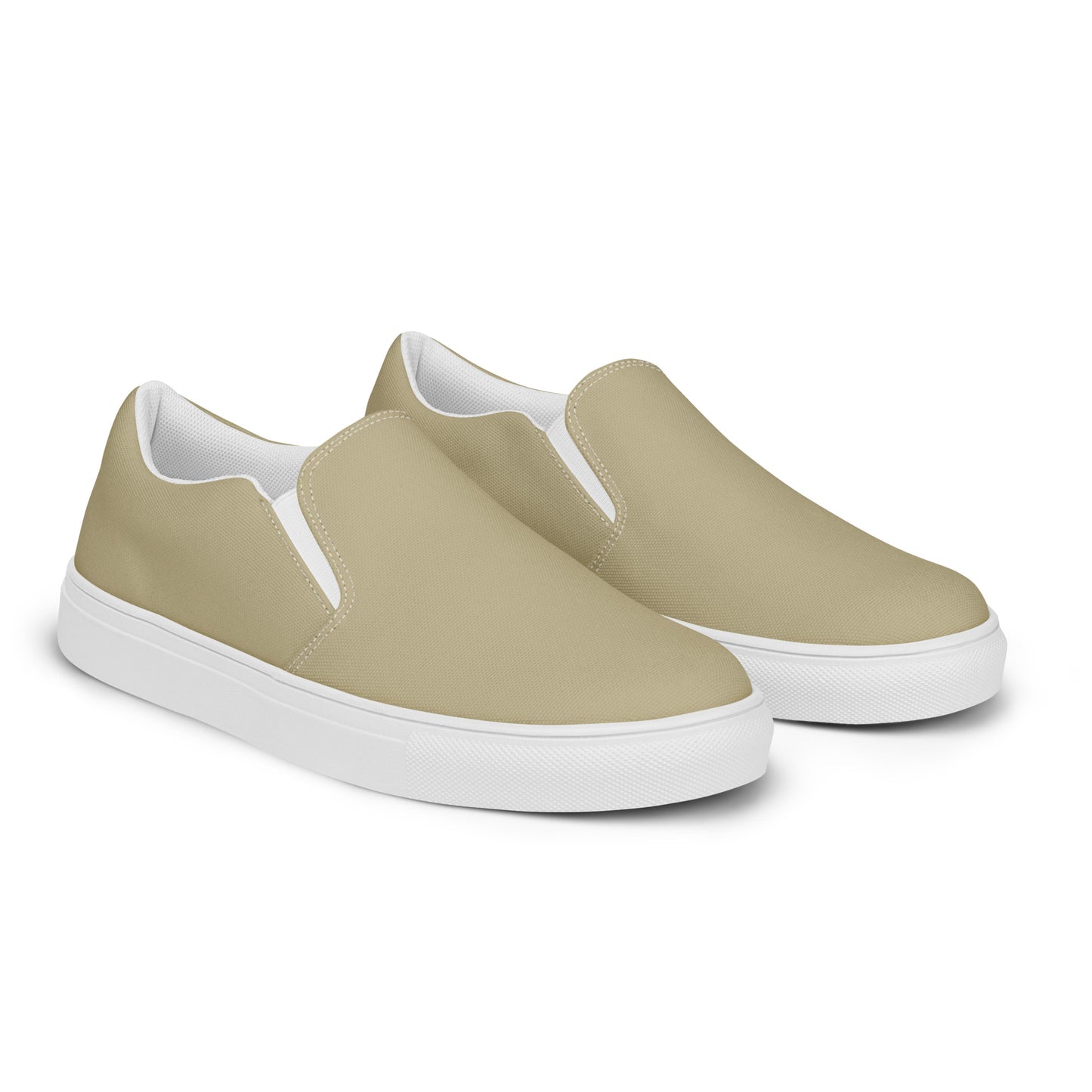 Women’s slip-on canvas shoes - Sandstone