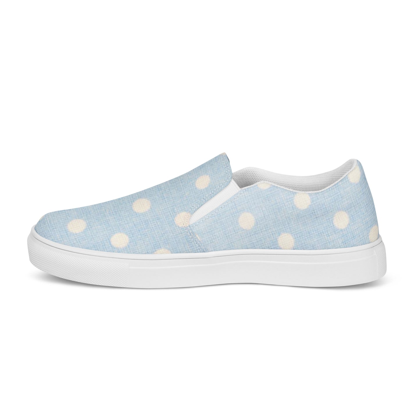 Women’s slip-on canvas shoes - Jumbo Polka