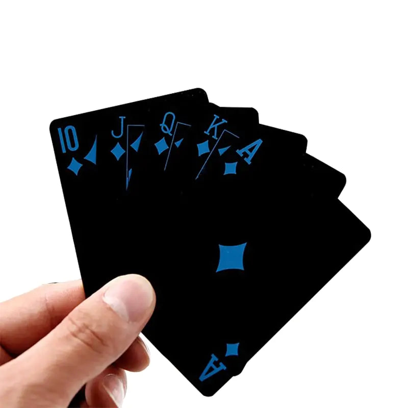 Black and Blue Playing Cards