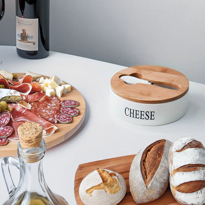 Stylish Ceramic Cream Cheese Dish