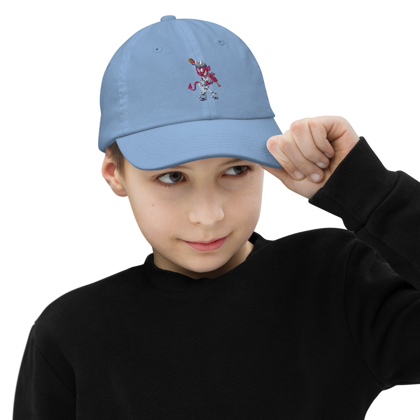 Embroidered "Baseball Devil" baseball cap