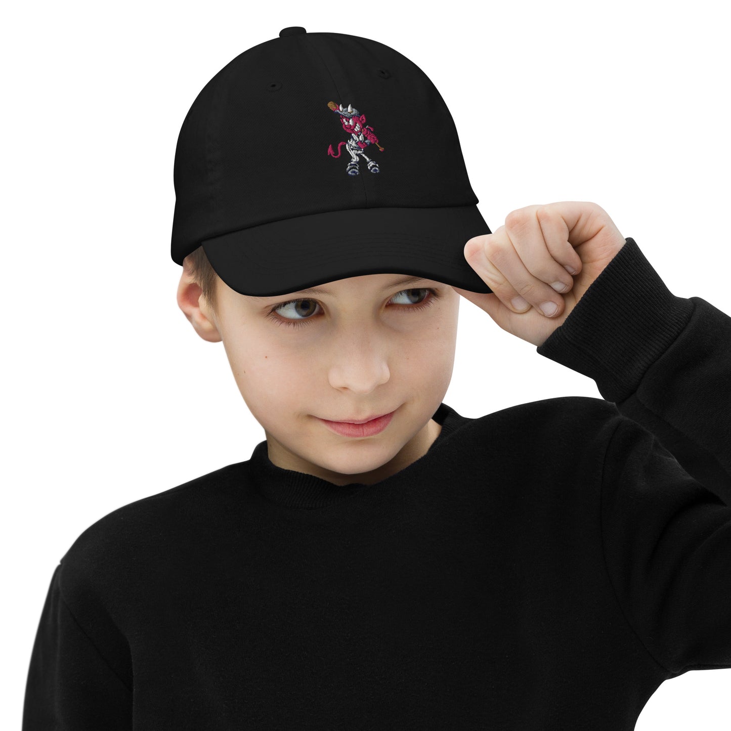 Embroidered "Baseball Devil" baseball cap