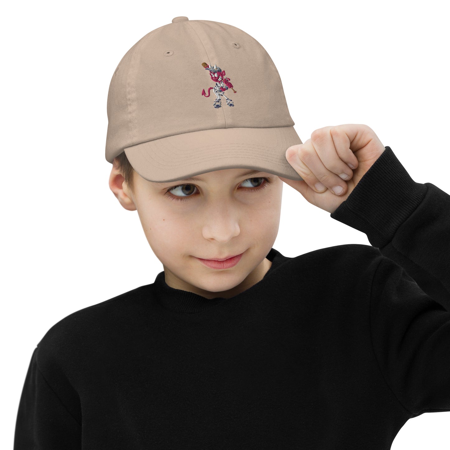 Embroidered "Baseball Devil" baseball cap