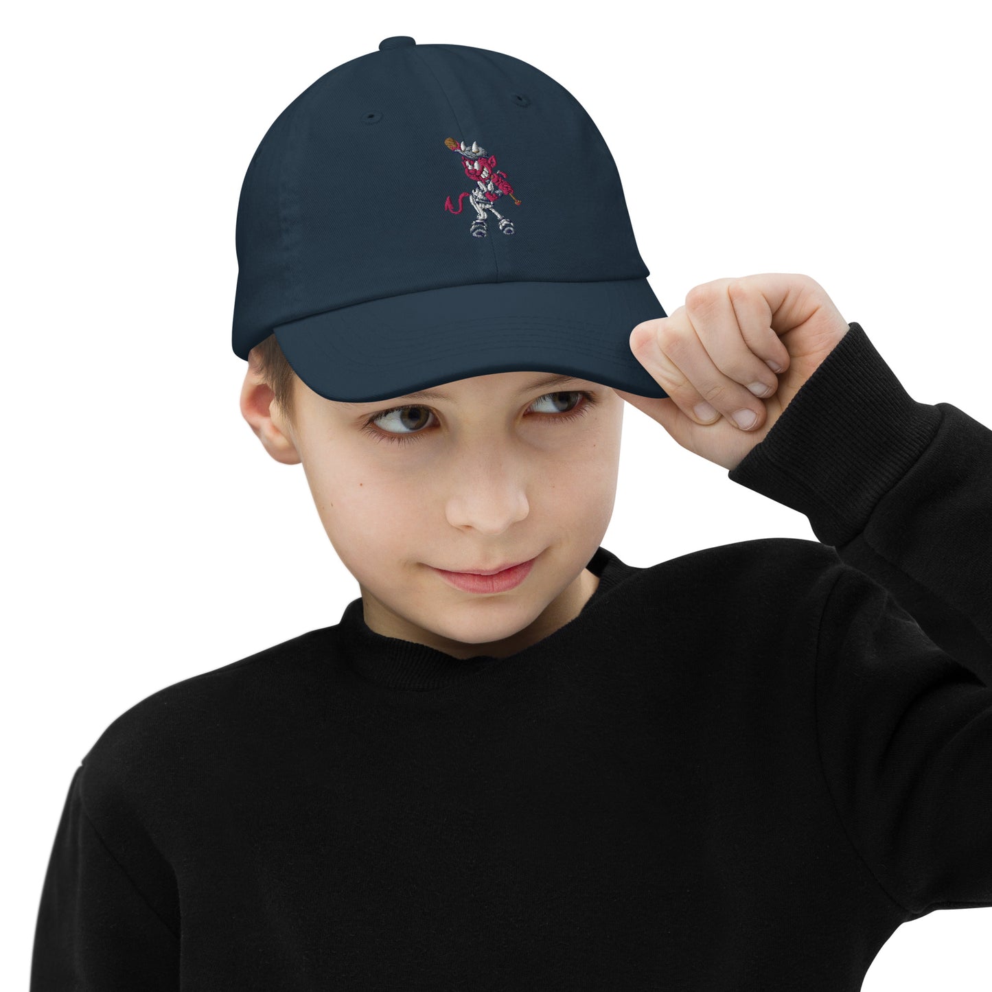 Embroidered "Baseball Devil" baseball cap