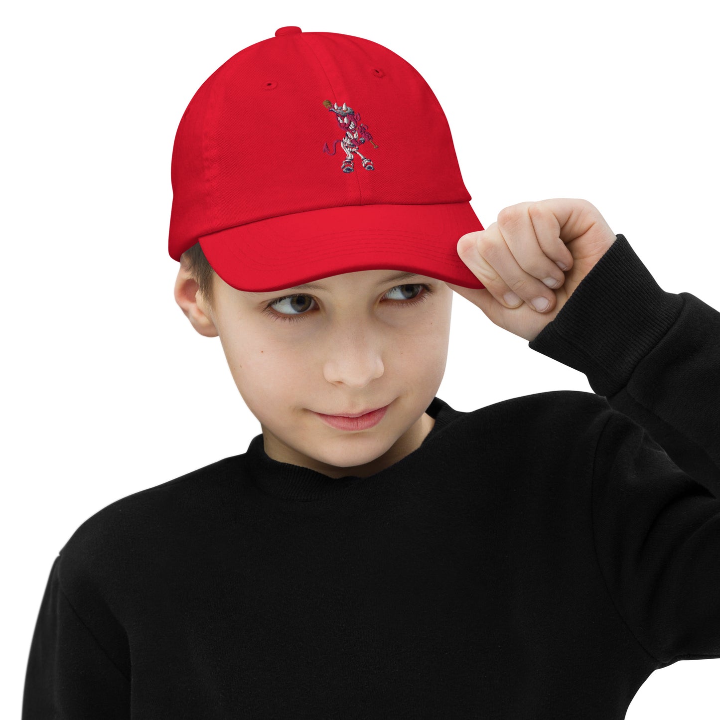 Embroidered "Baseball Devil" baseball cap