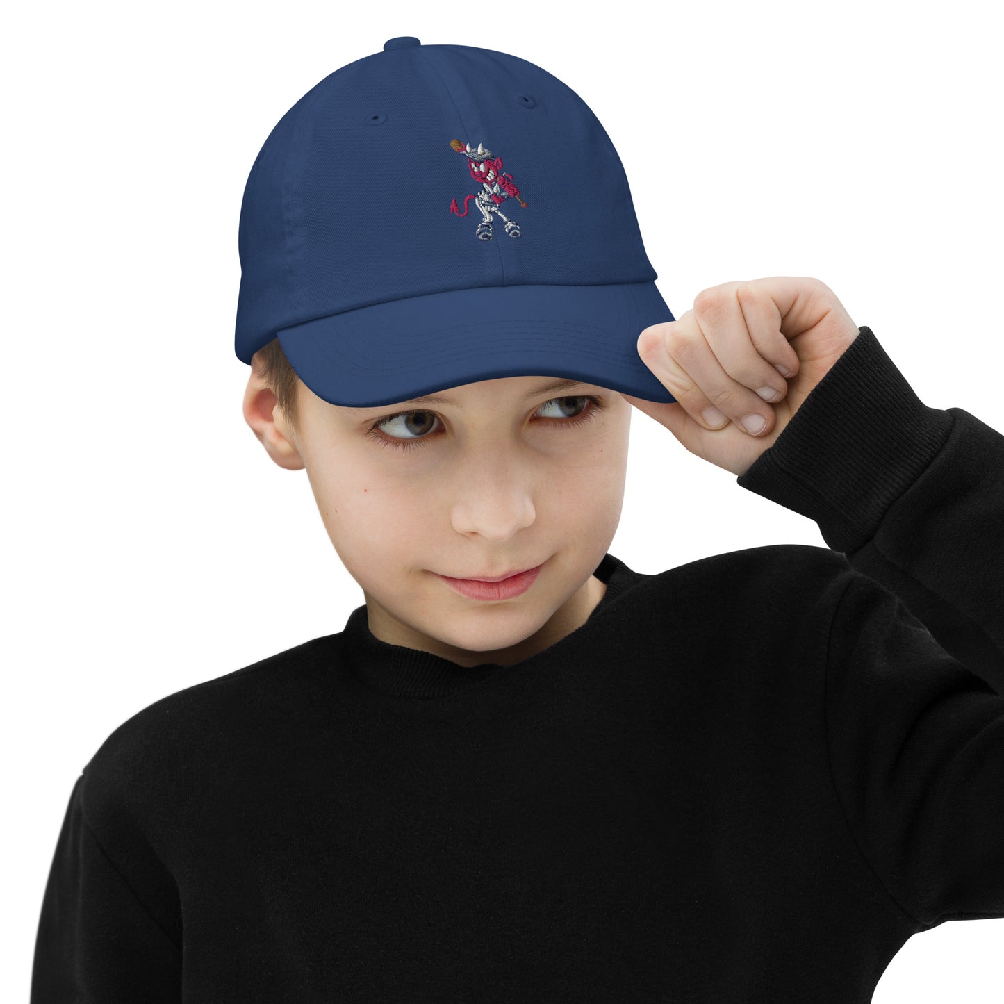 Embroidered "Baseball Devil" baseball cap