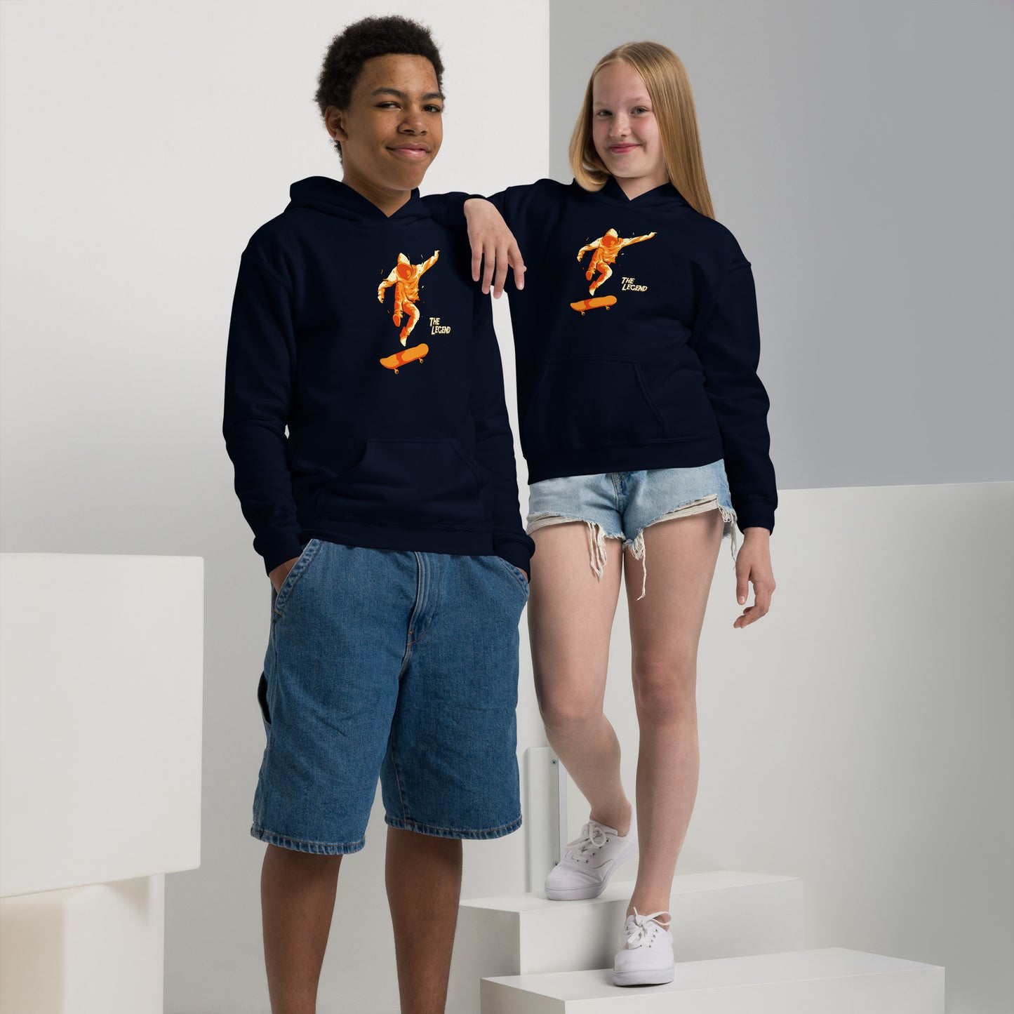 PlayReady Youth Hoodie - Skateboarding Spirit, The Legend