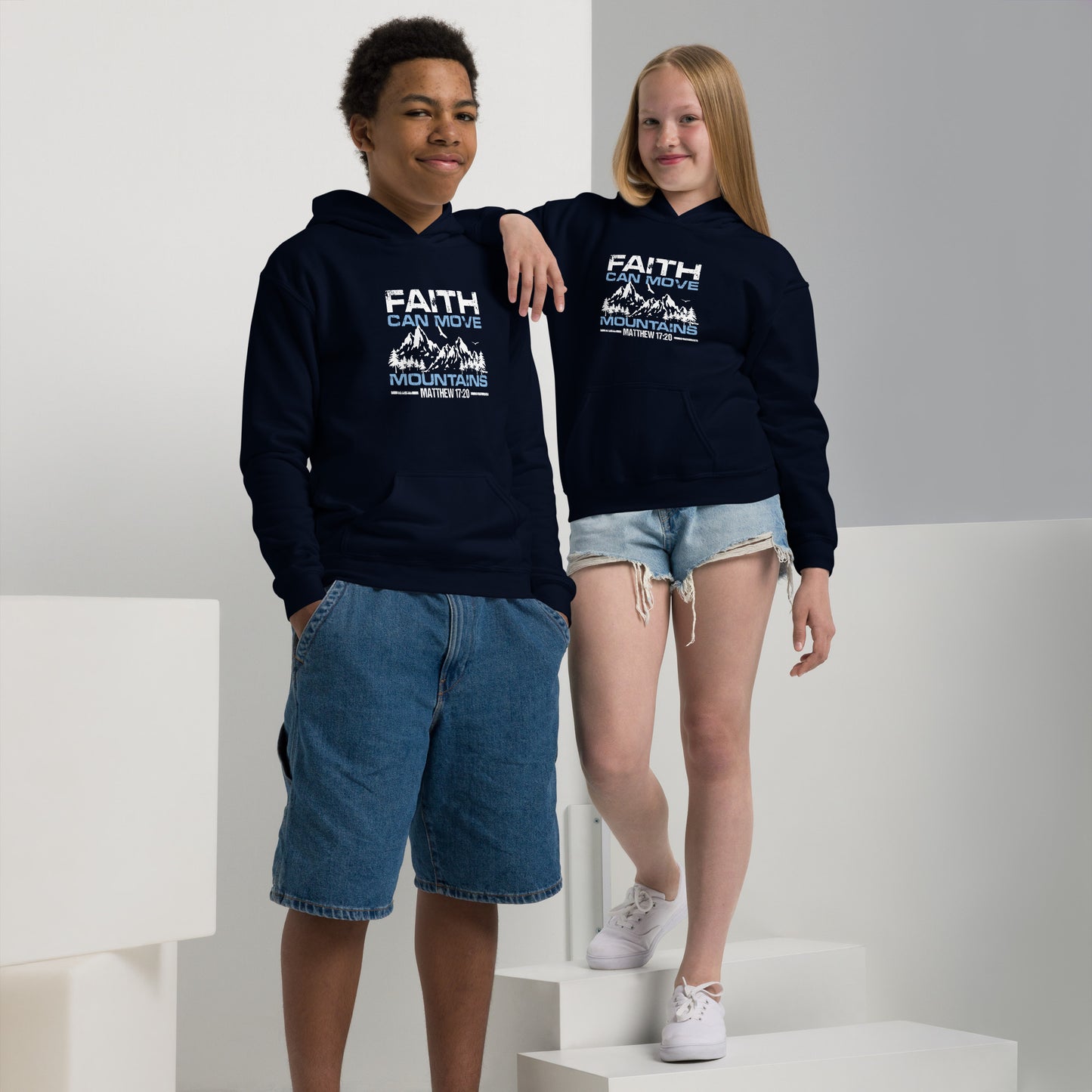 PlayReady Youth Hoodie - Faith can Move Mountains