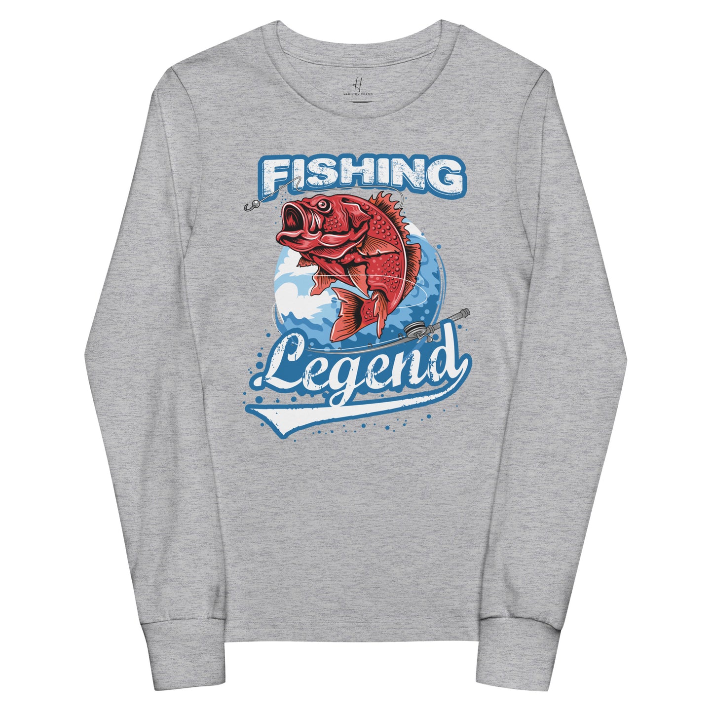 Youth long sleeve tee - Fishing Legend