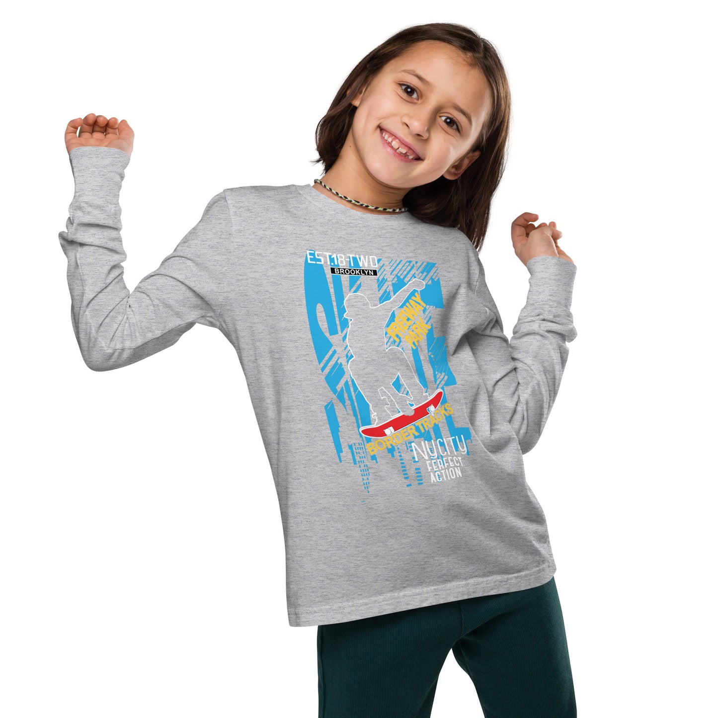 Youth long sleeve tee - Skate New York