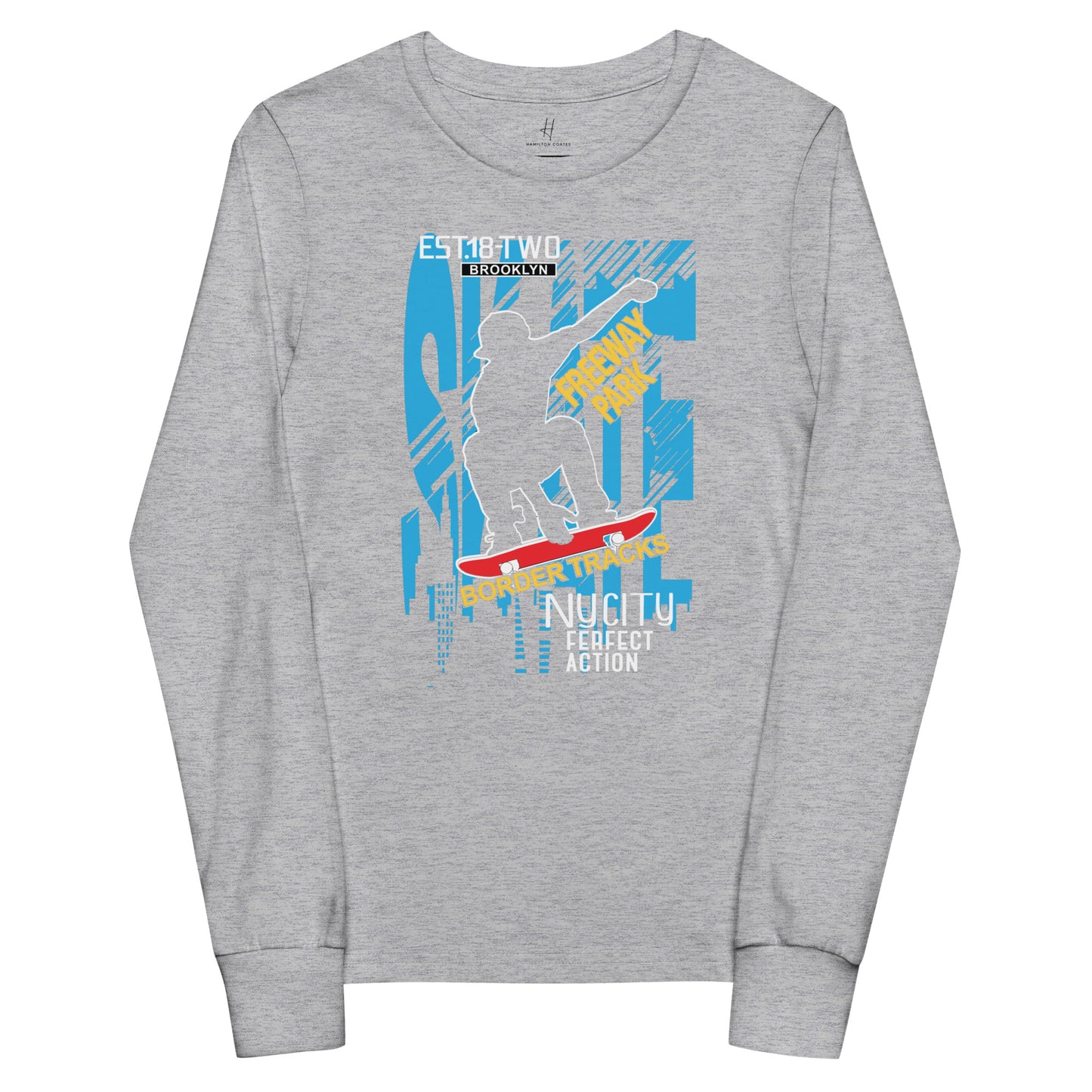 Langarm-T-Shirt für Jugendliche – Skate New York