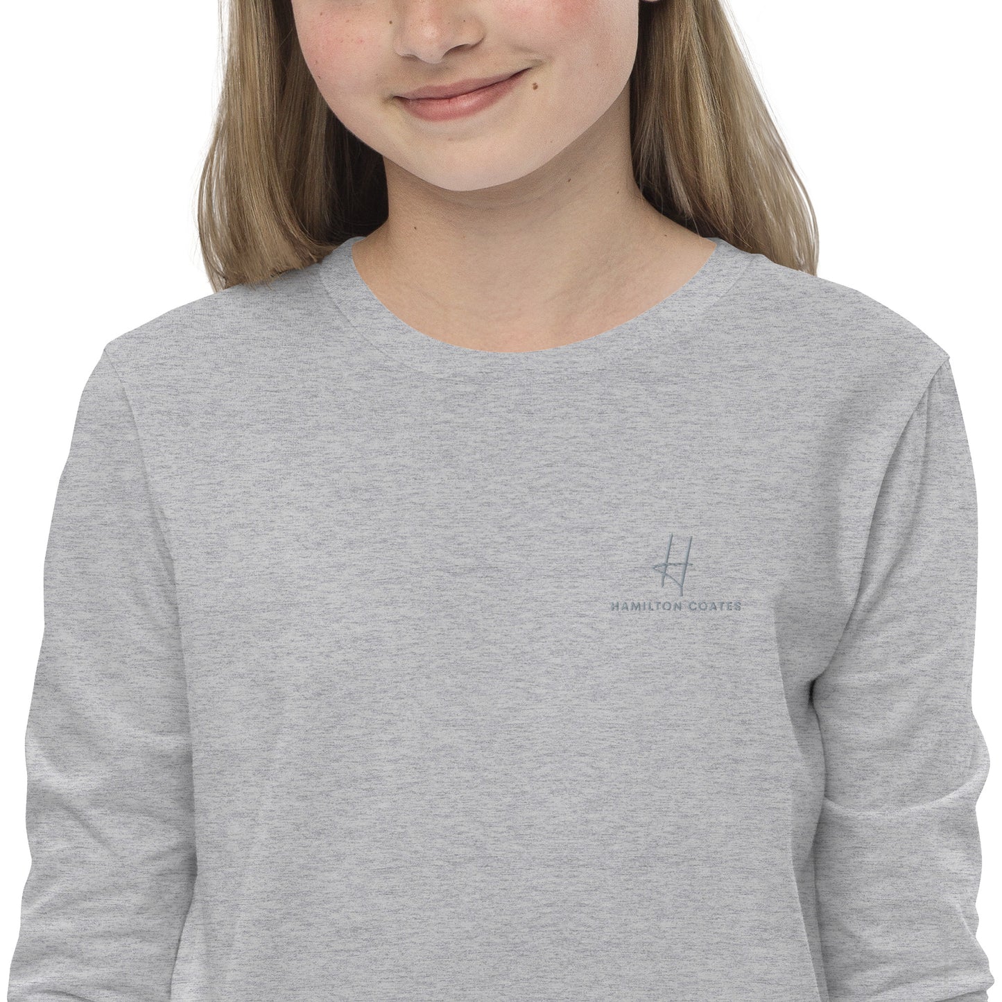 Youth long sleeve tee - Hamilton Coates Embroidered Branding