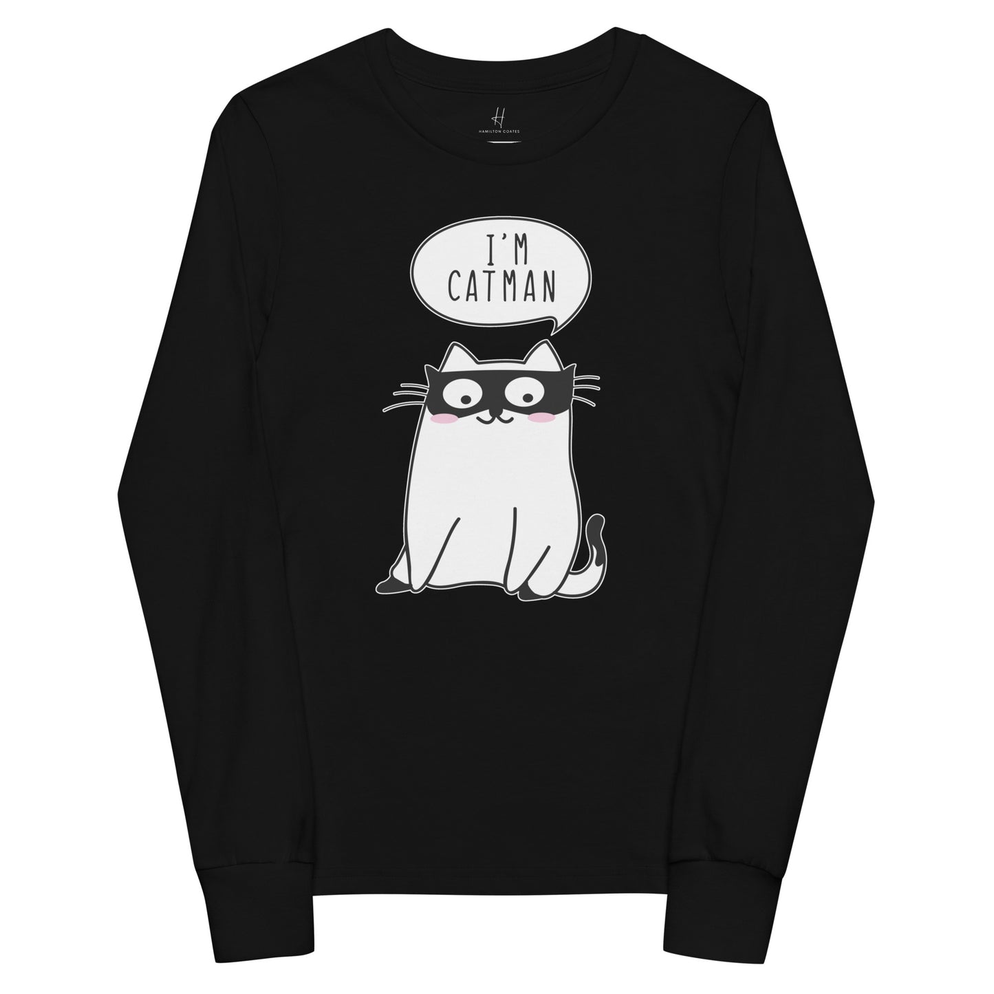 Youth long sleeve tee - I'm Catman