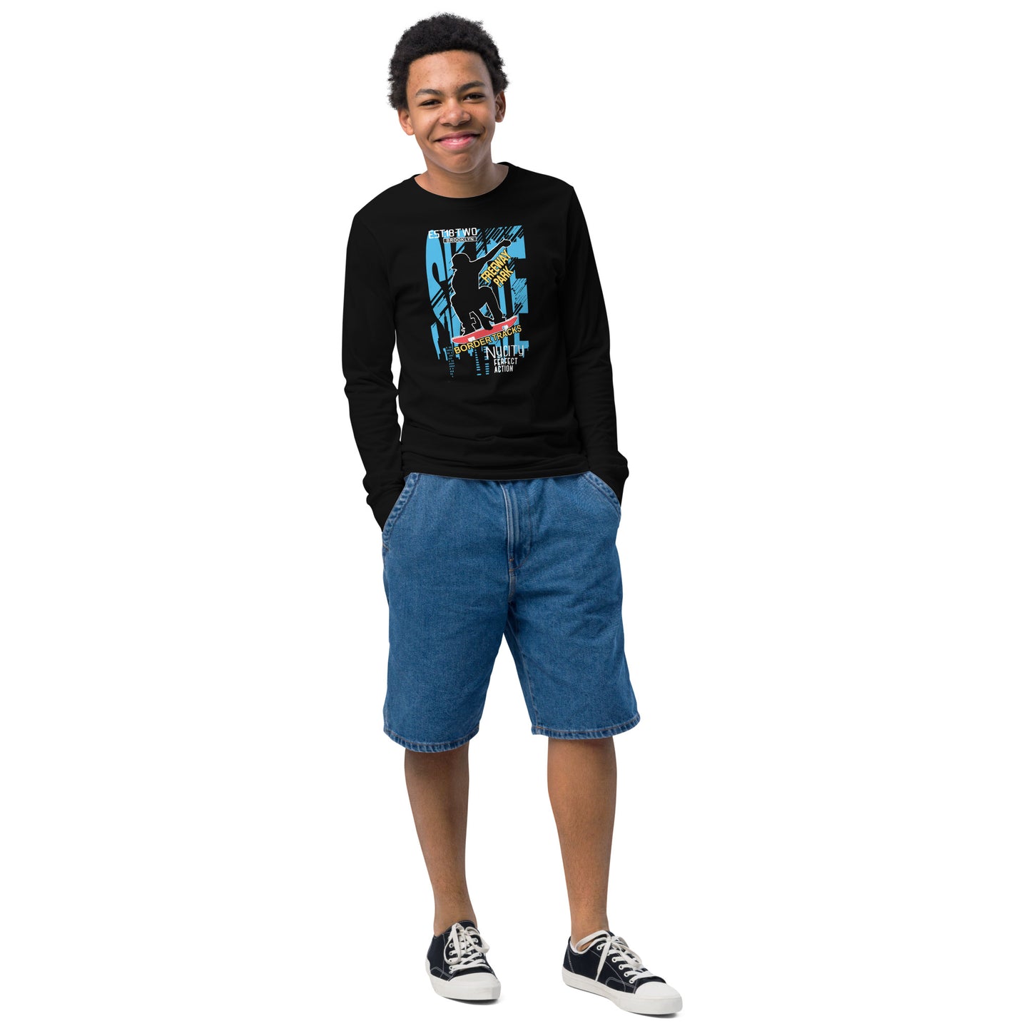 Youth long sleeve tee - Skate New York