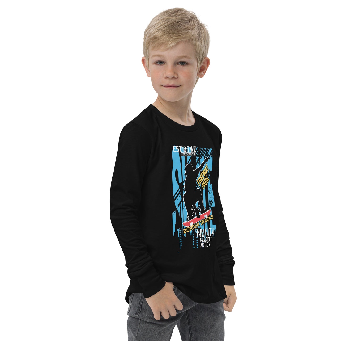 Youth long sleeve tee - Skate New York