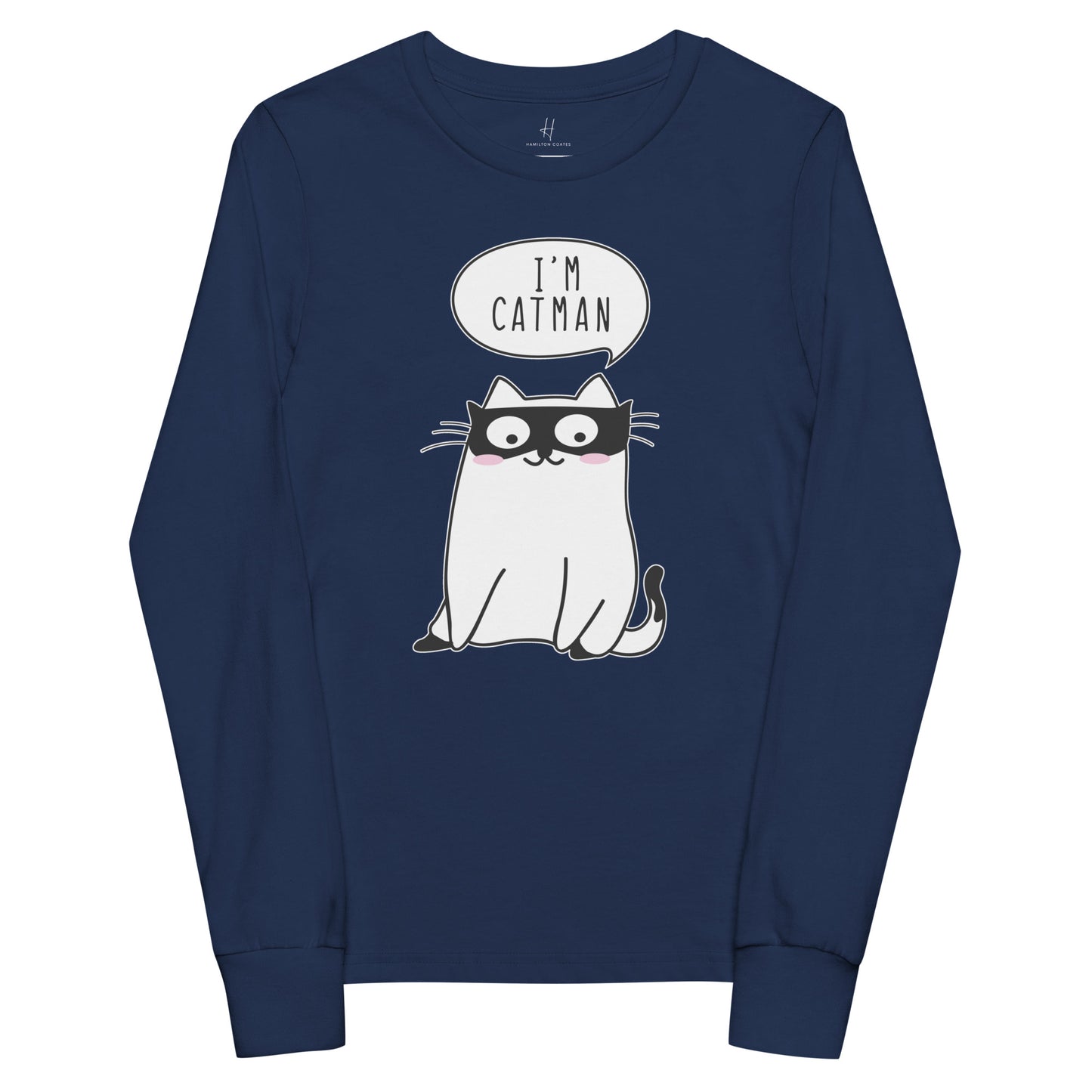 Youth long sleeve tee - I'm Catman