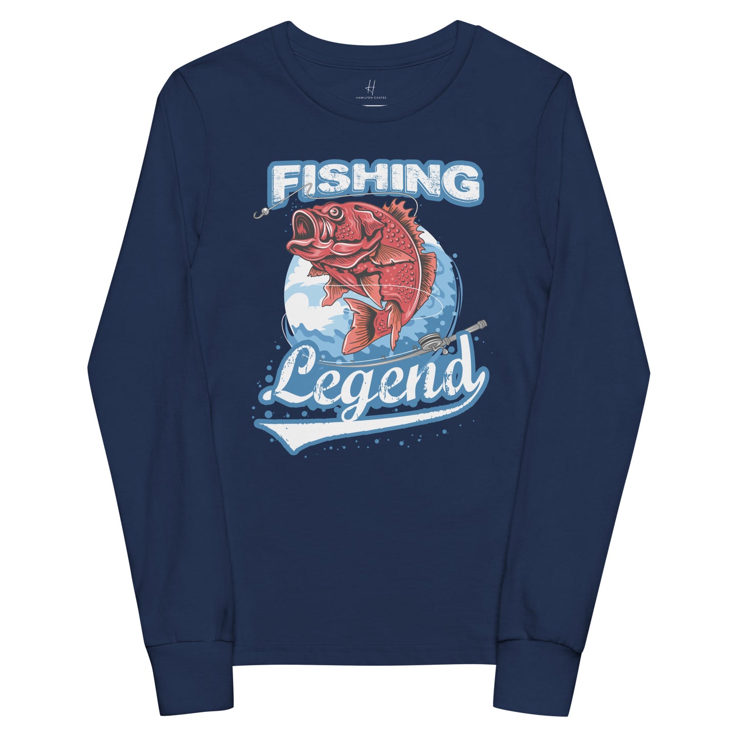 Youth long sleeve tee - Fishing Legend