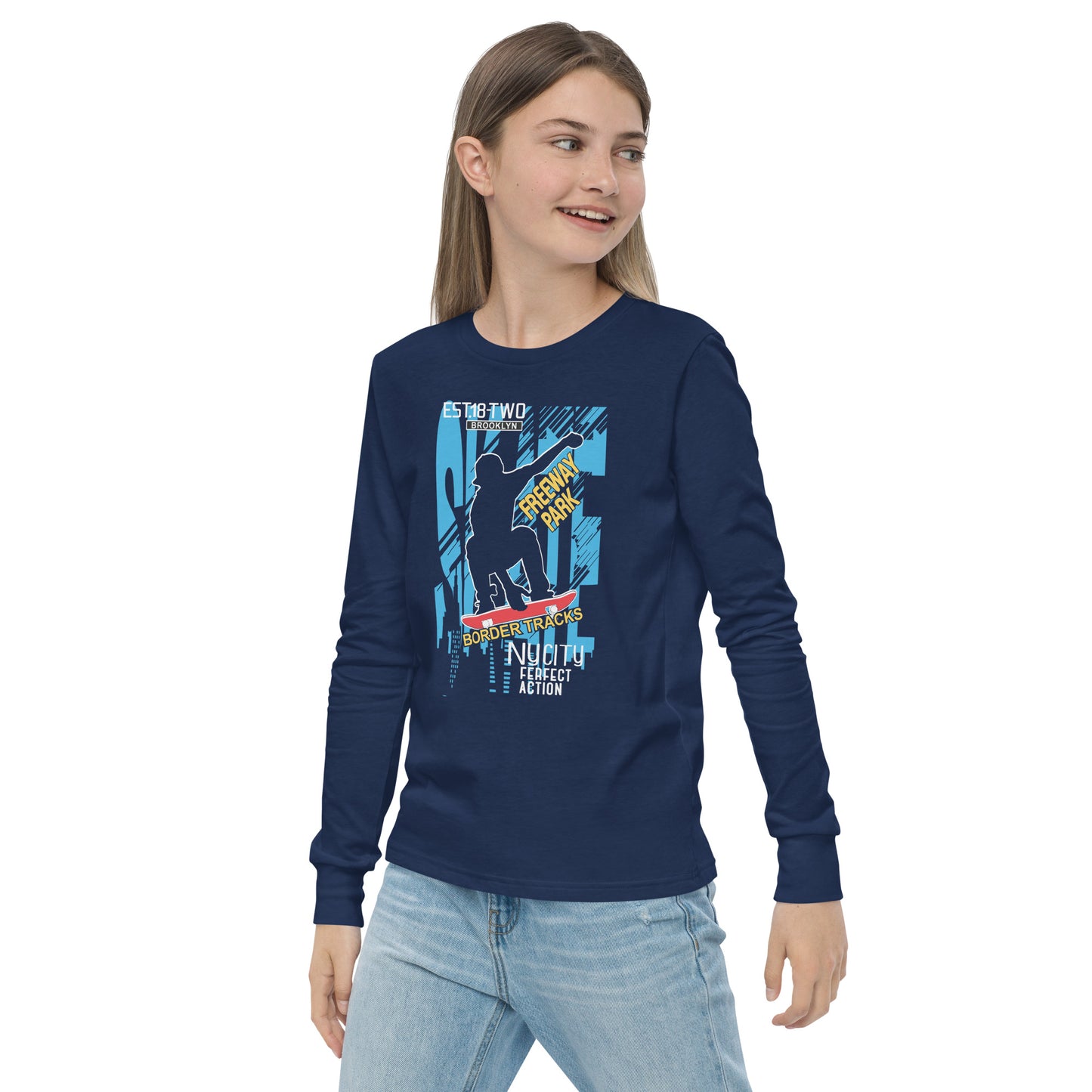 Youth long sleeve tee - Skate New York