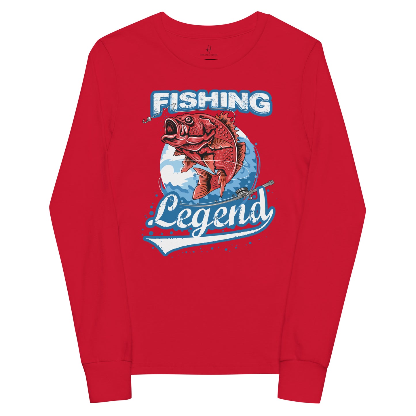 Youth long sleeve tee - Fishing Legend